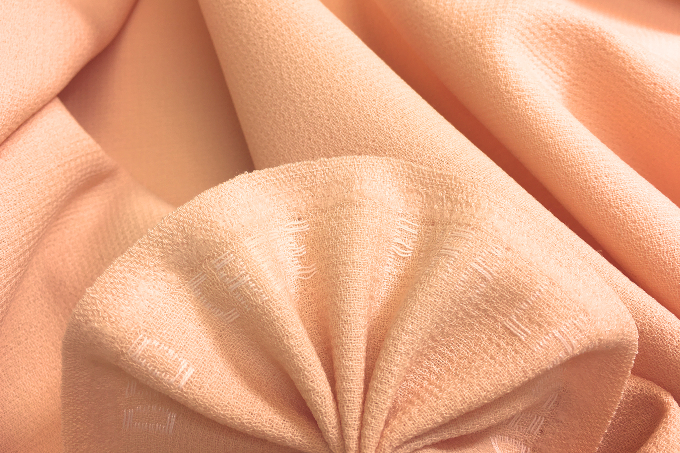 Doppelcrêpe - apricot