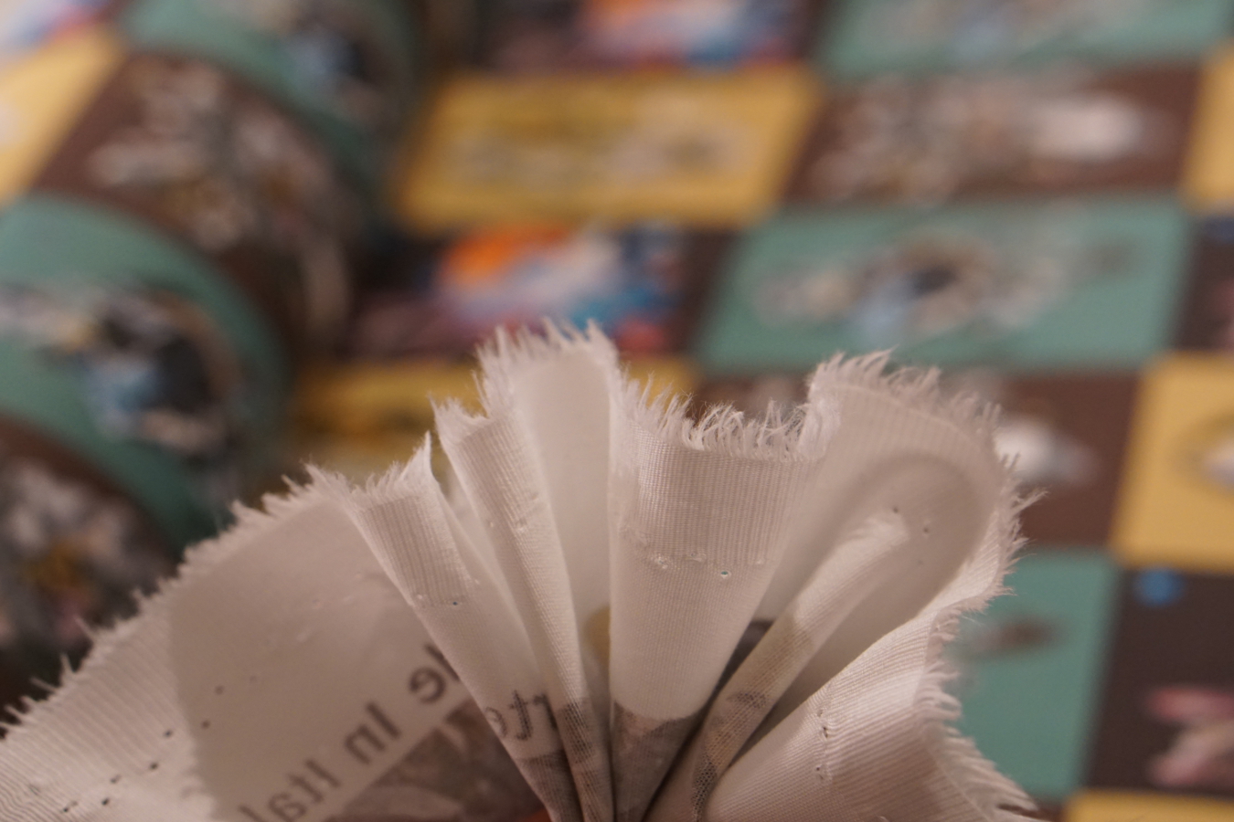 Baumwollstretch - Edelsteine