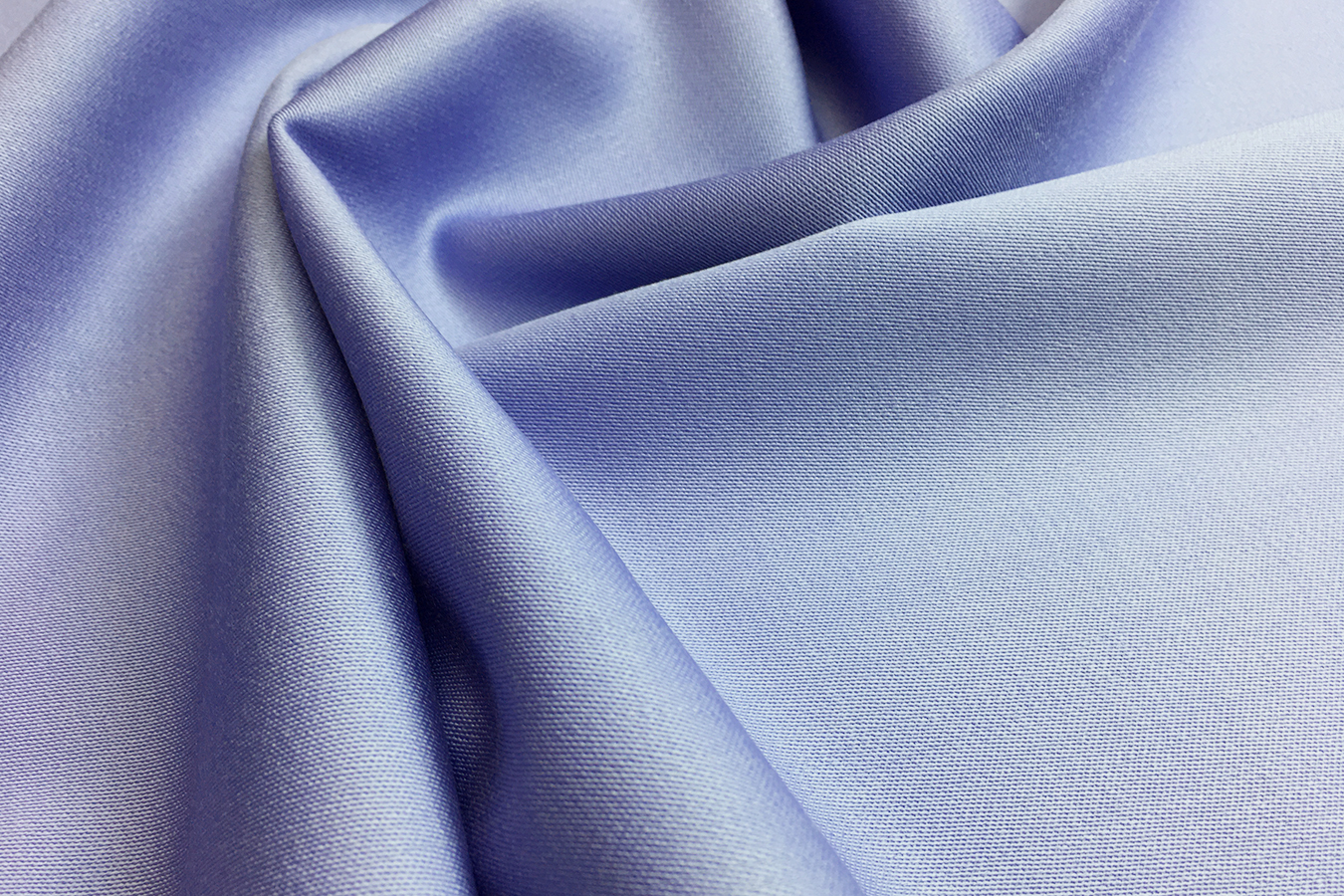 Elastischer Wollsatin - lavendel