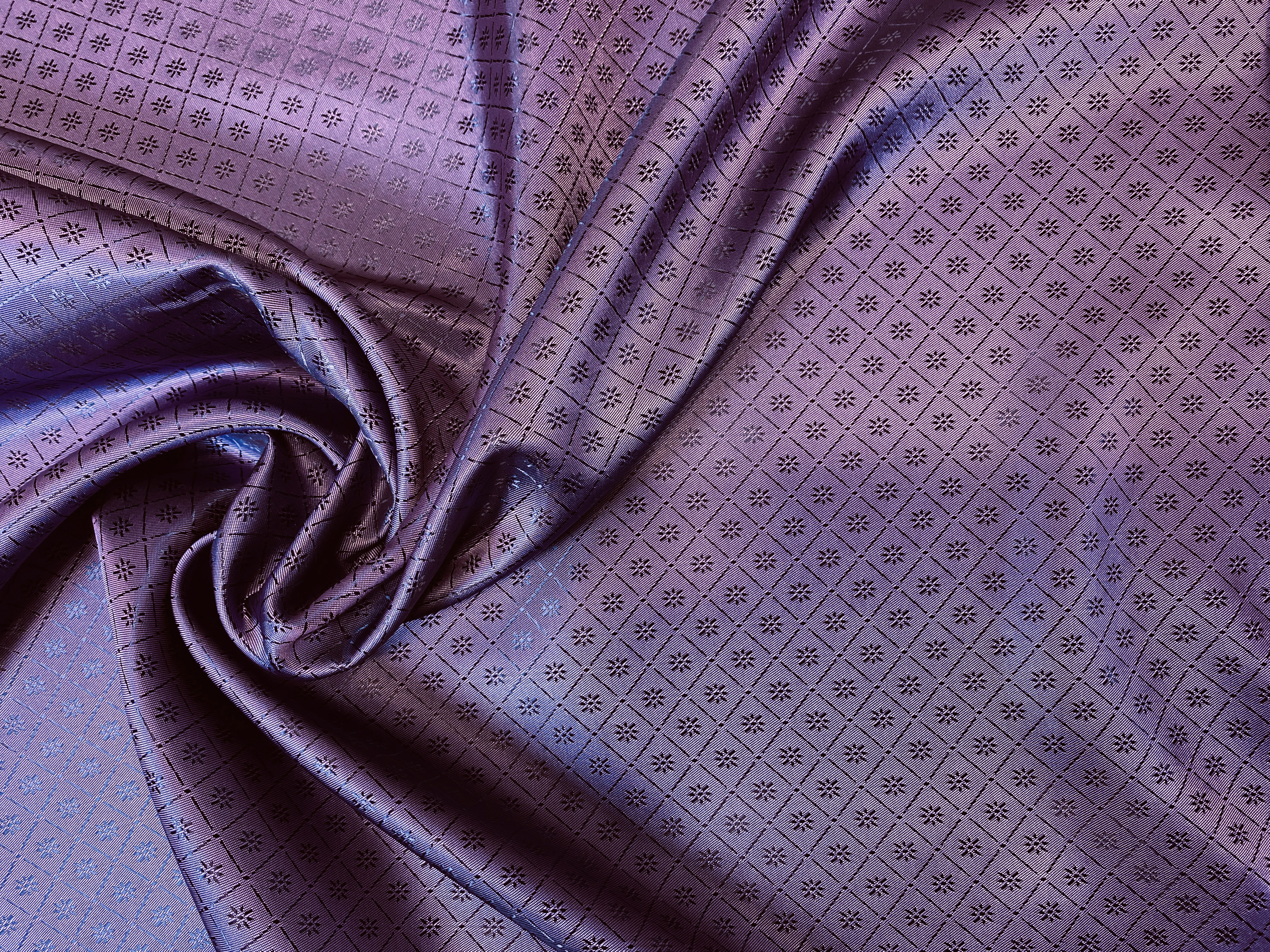 Jacquardfutter violett