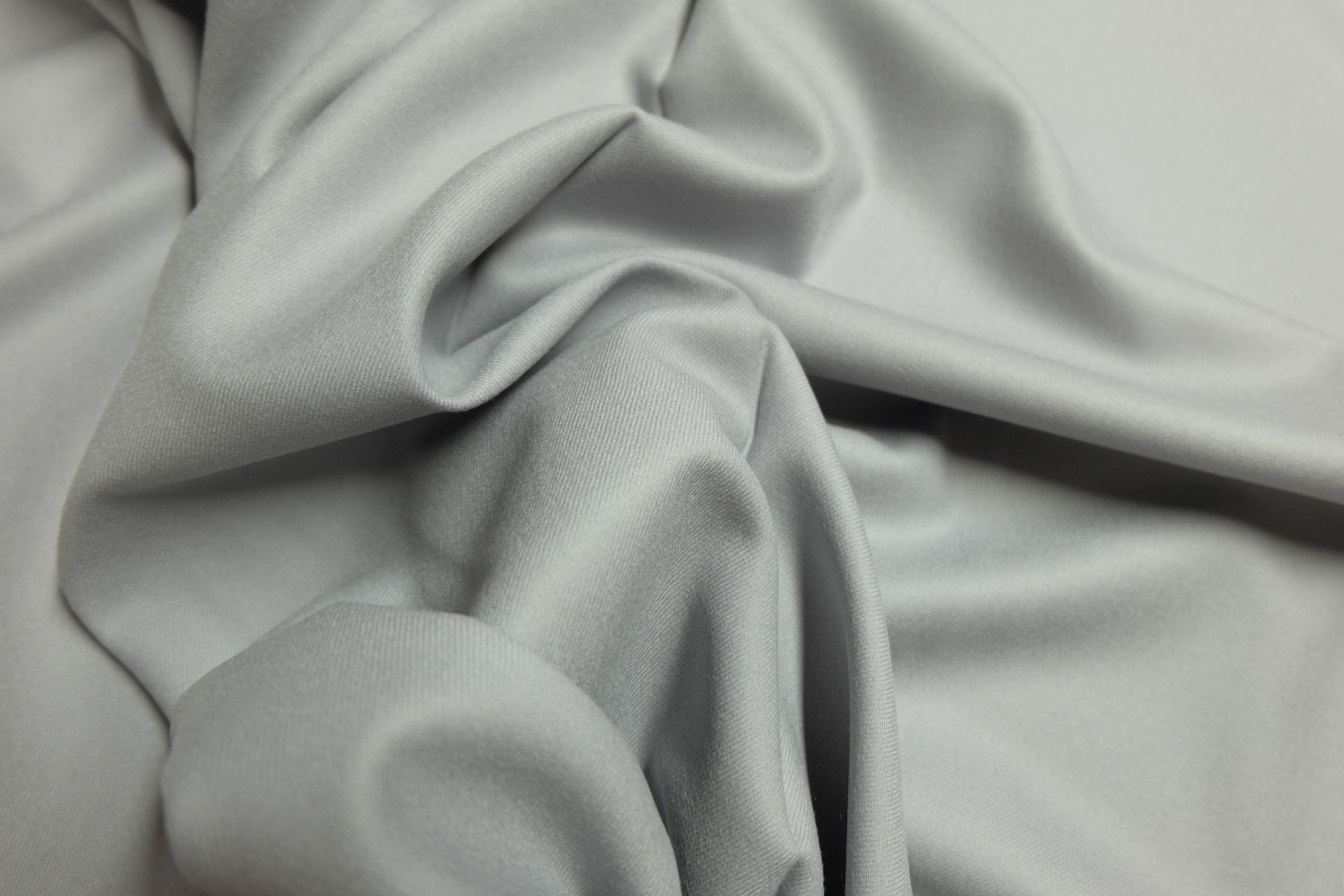 Schurwollflanell hellgrau