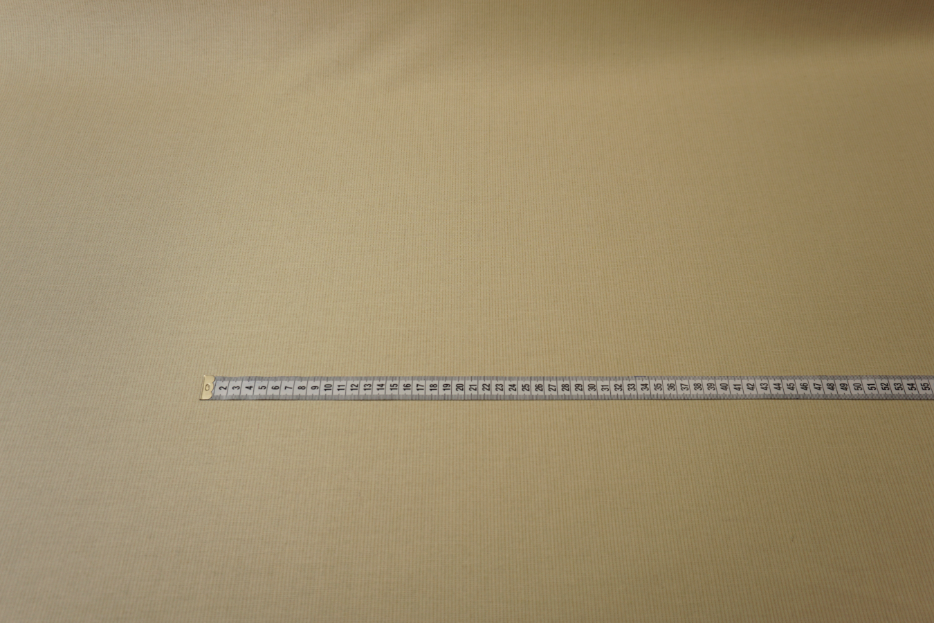 Kaschmir - hellgelb mit Nadelstreifen