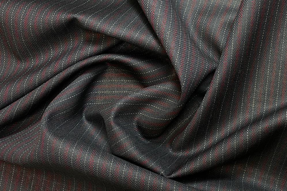 Schurwolle - Nadelstreifen