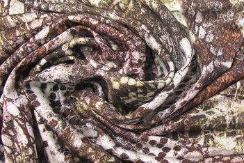 Seidenjersey - animal print