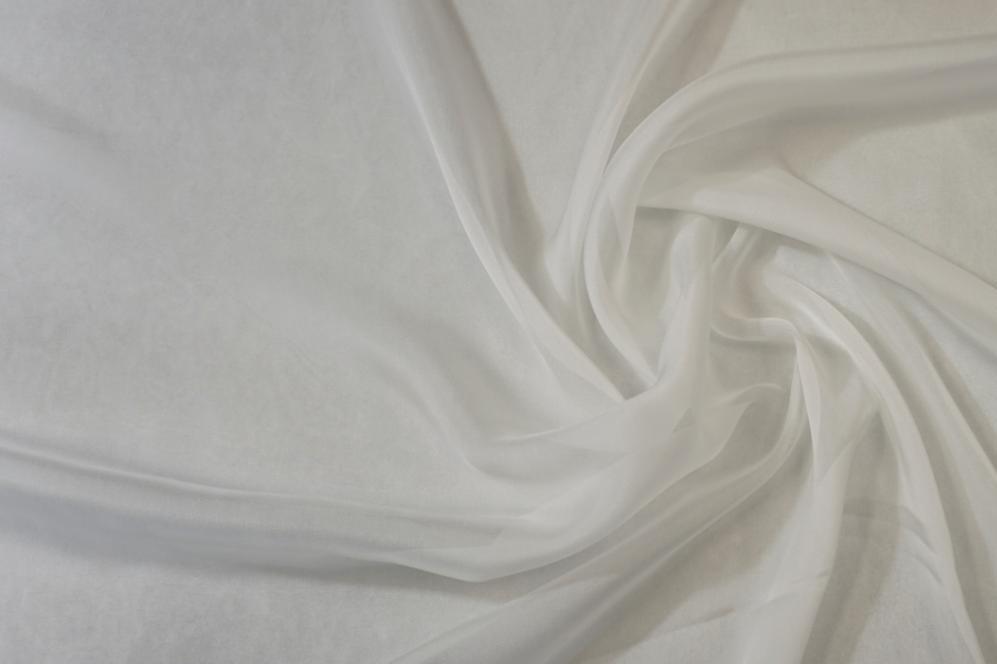 feiner Seidenchiffon - ecru