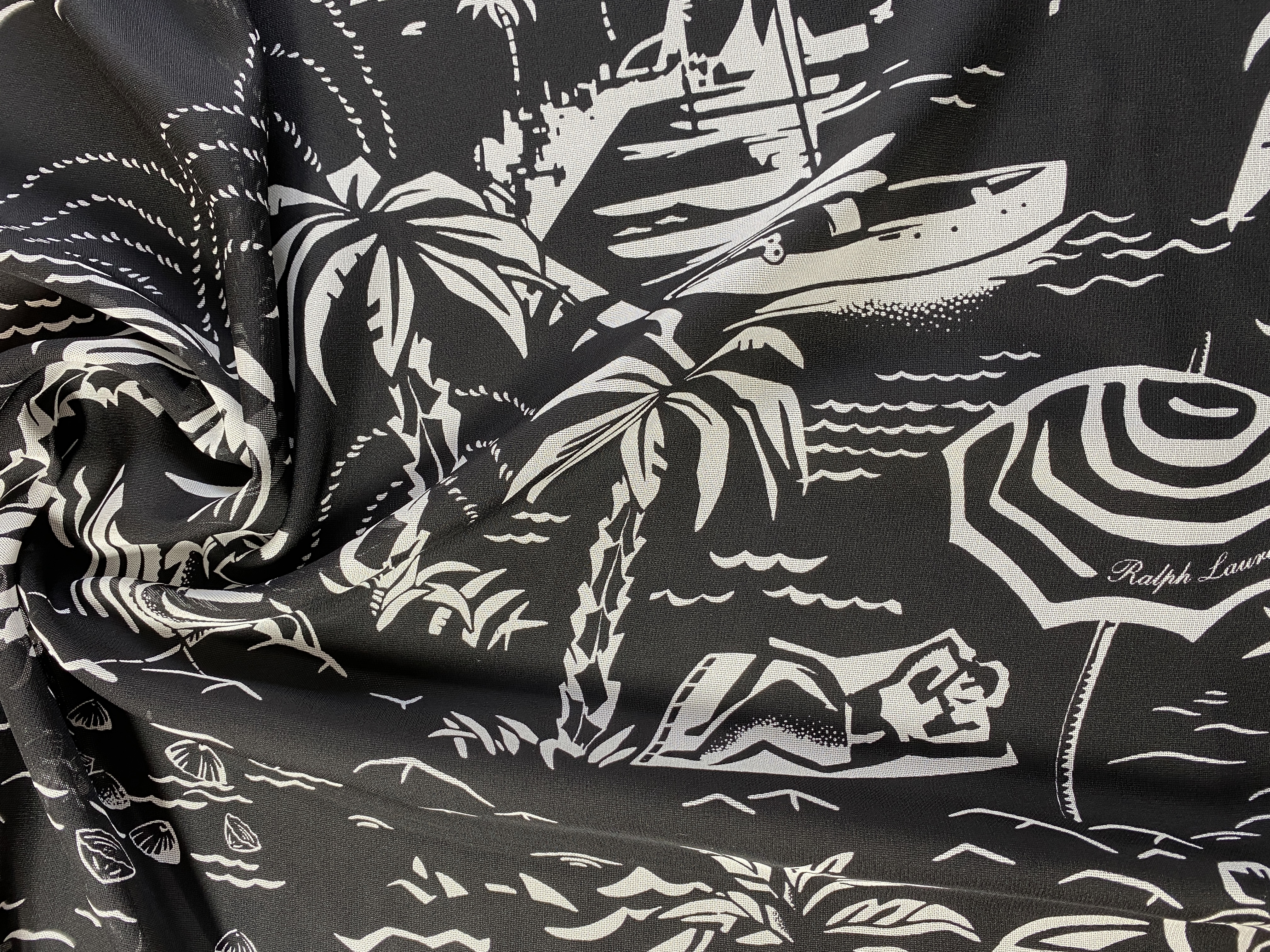 luftige Seiden-Panama Rapporte von Ralph Lauren