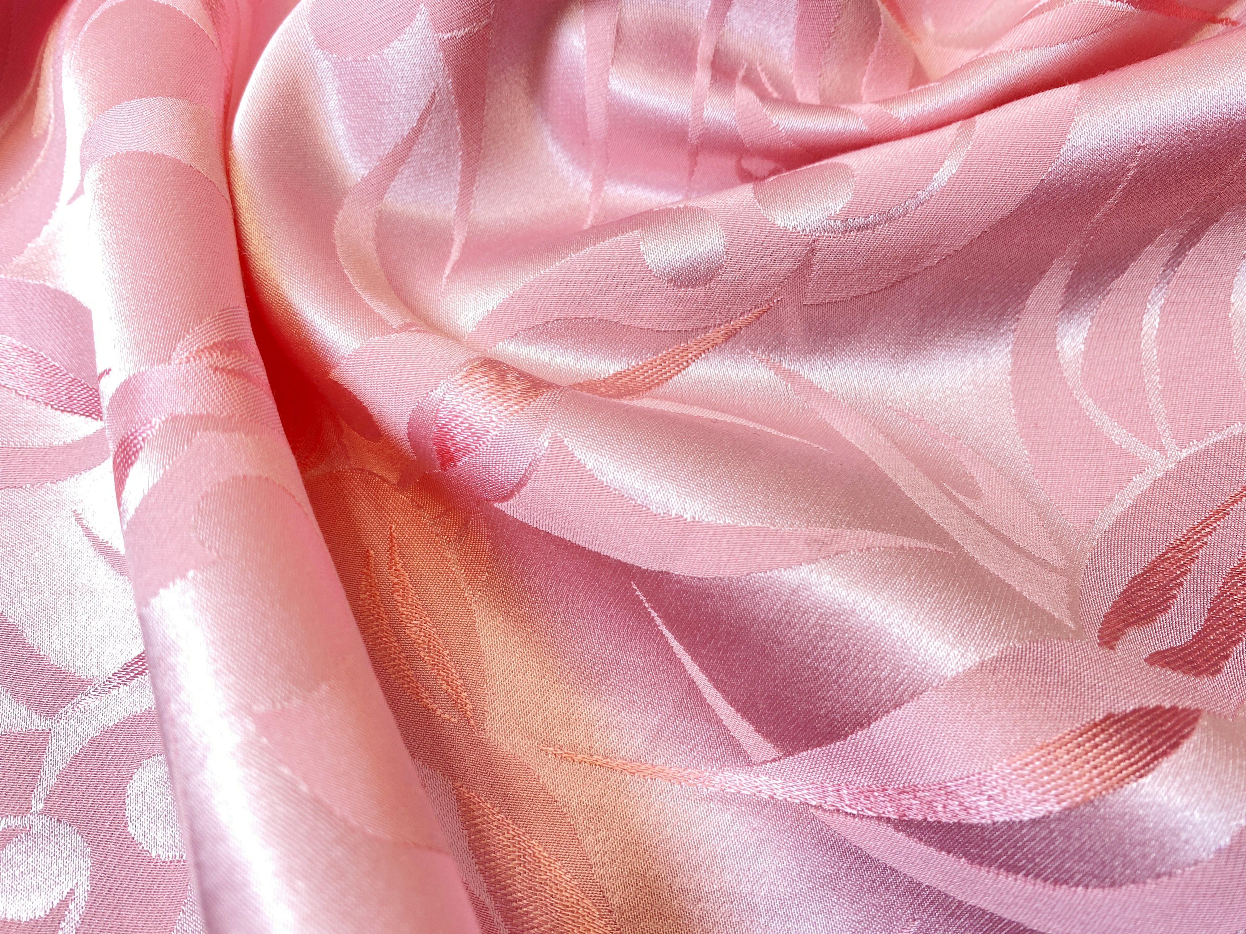 Seidenjacquard rosa