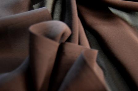 feine Seide - schokoladenbraun