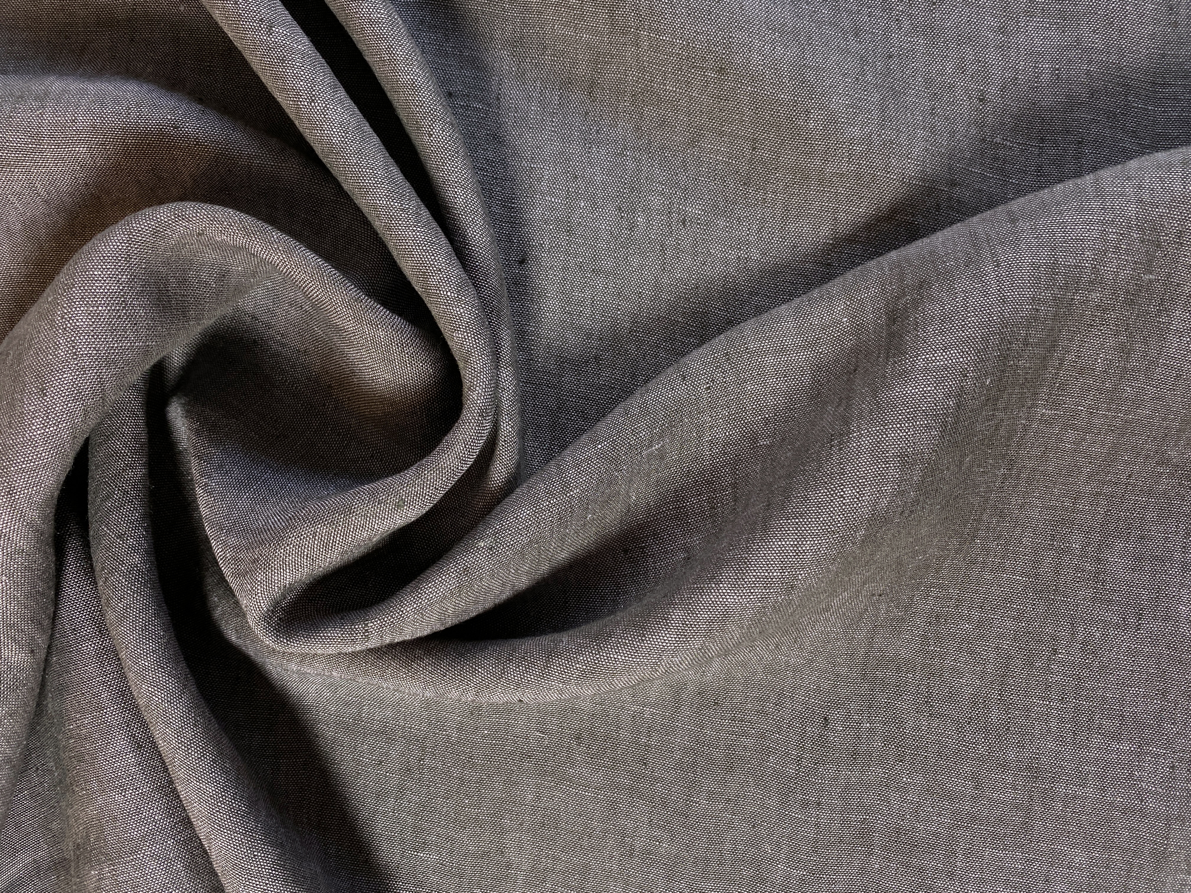 Leinen taupe-flieder