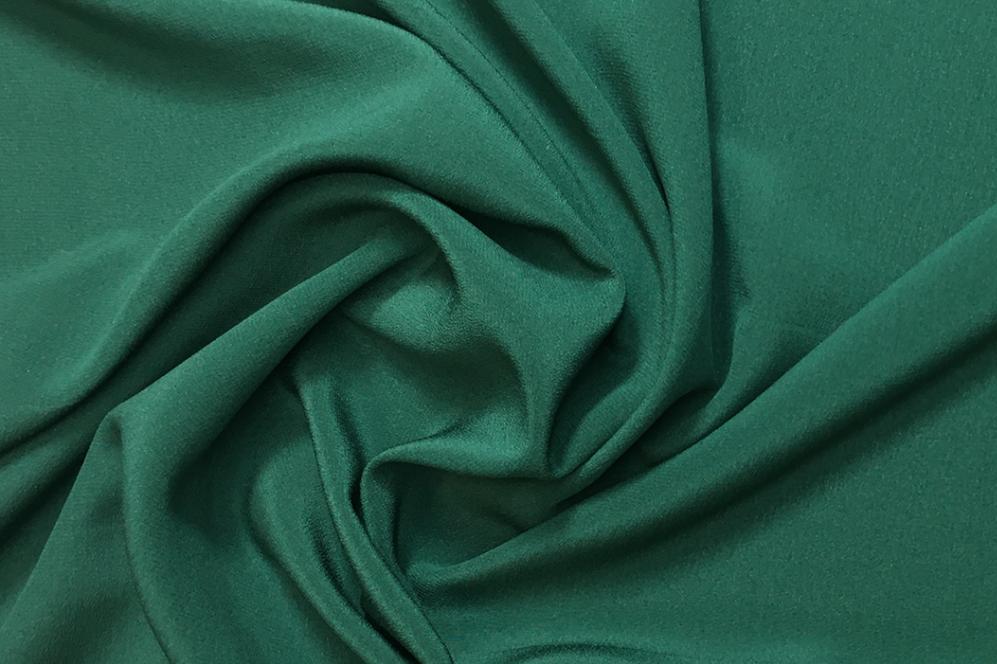Seidencrêpe - dunkelgrün