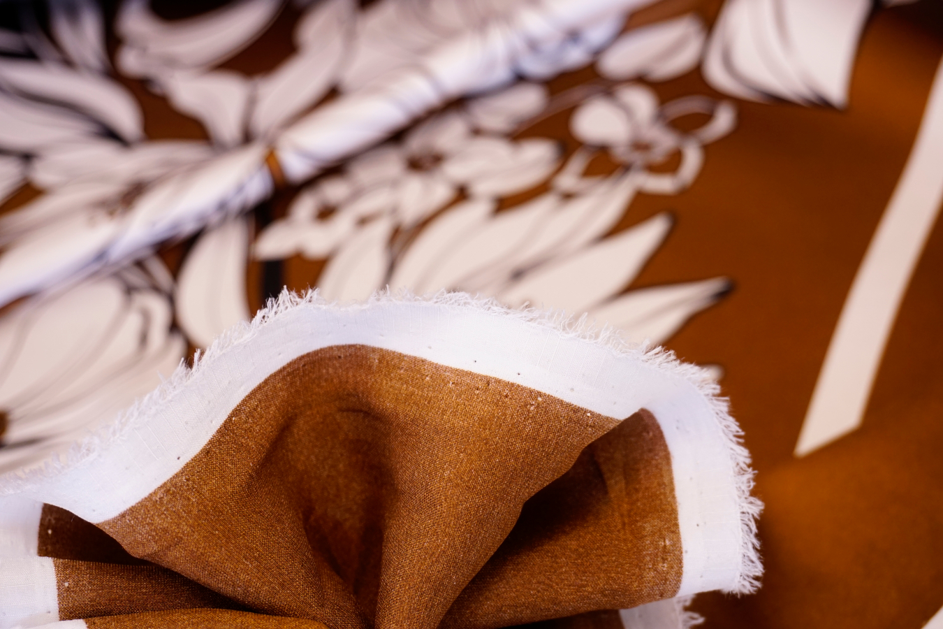 Seidenstretch - Blumenbänder