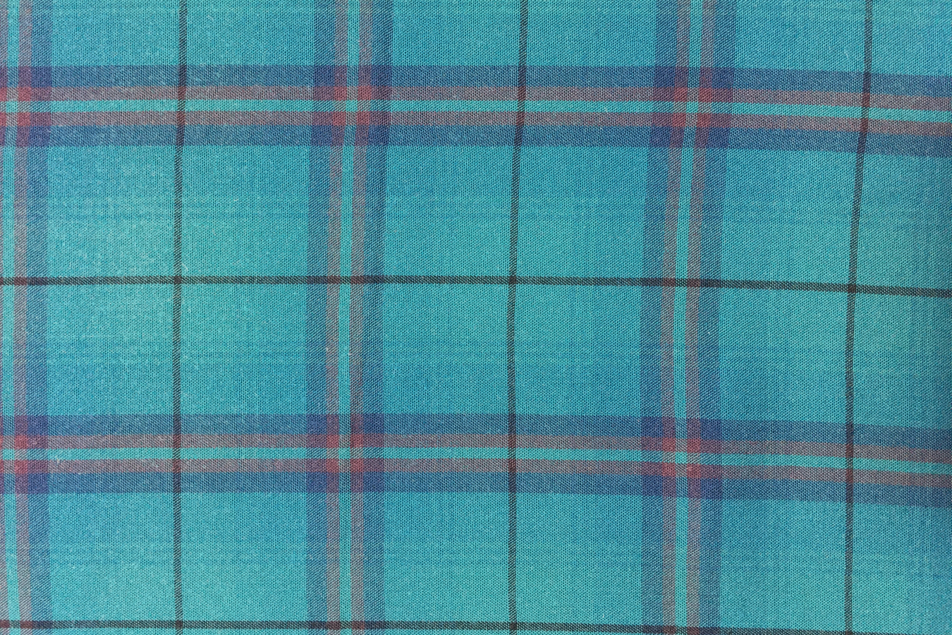 Schottenmuster - blaugrün