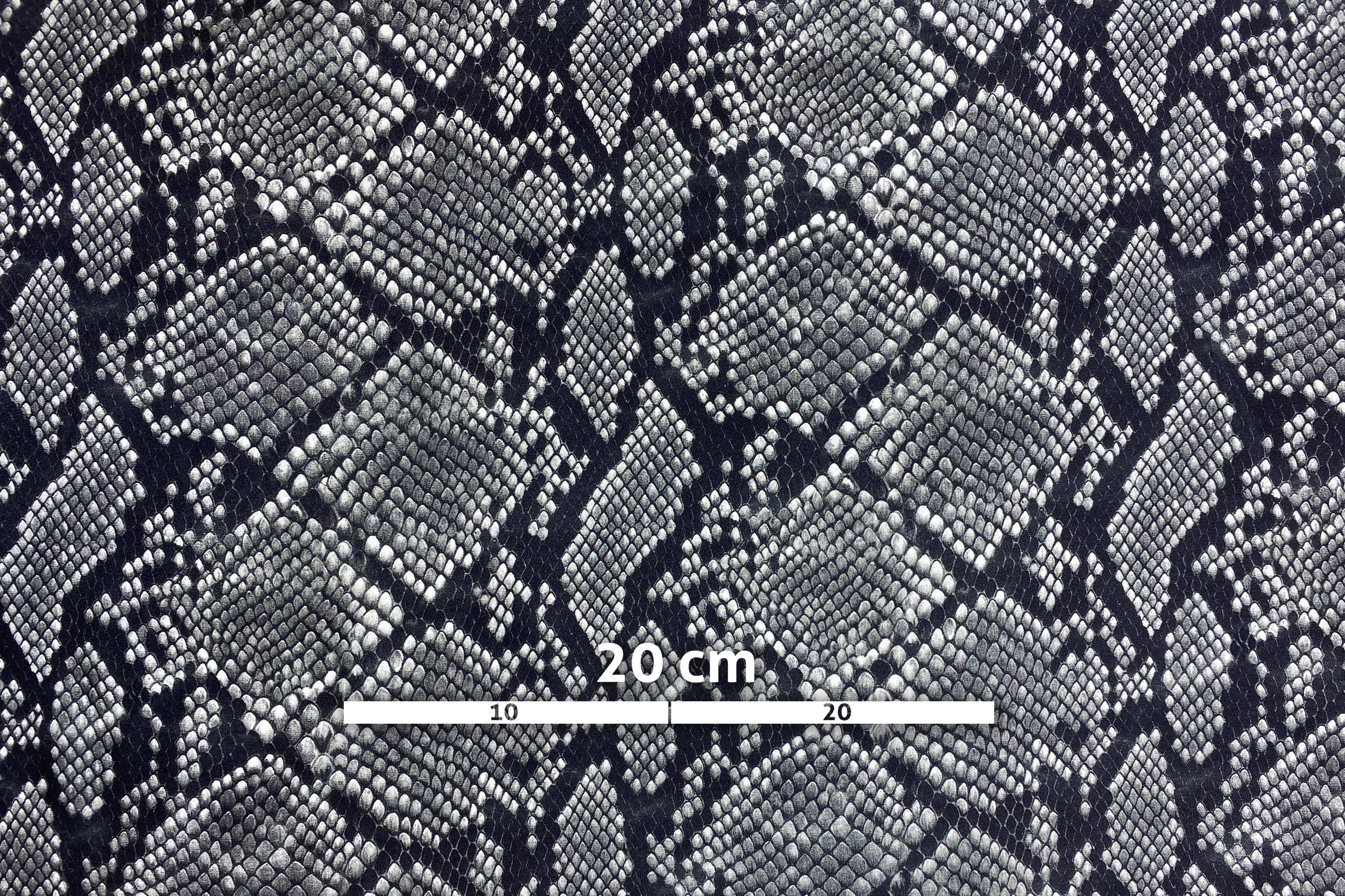 Seidencrêpe - Schlangendruck