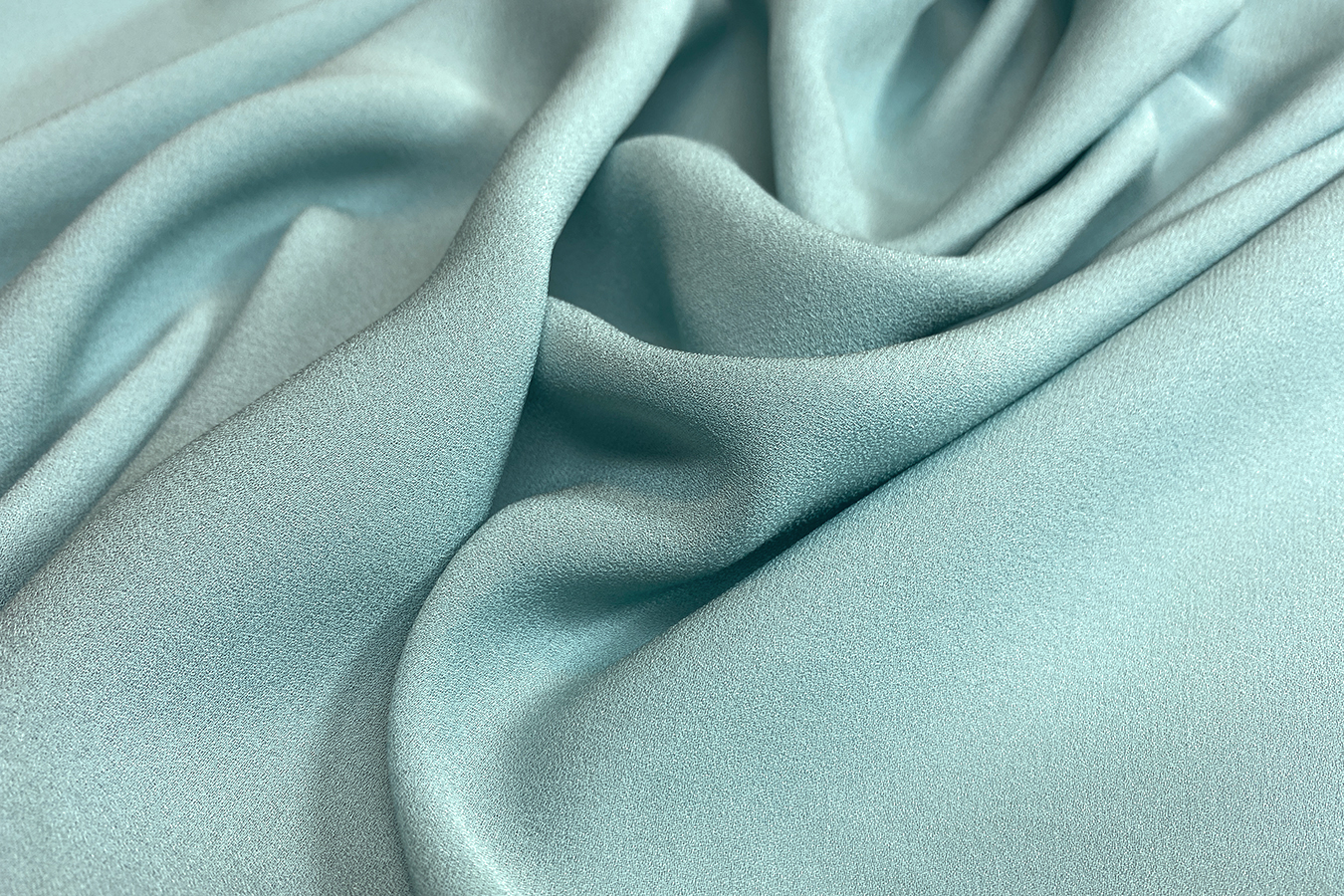 Seidencrêpe - hellblau