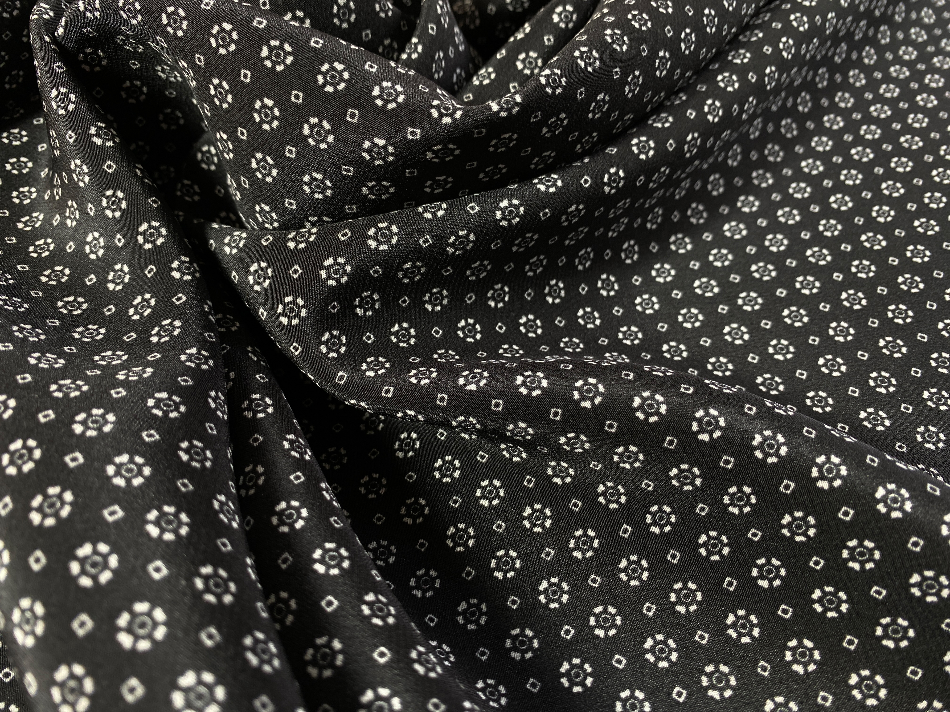 Crepe de Chine Krawattenmuster