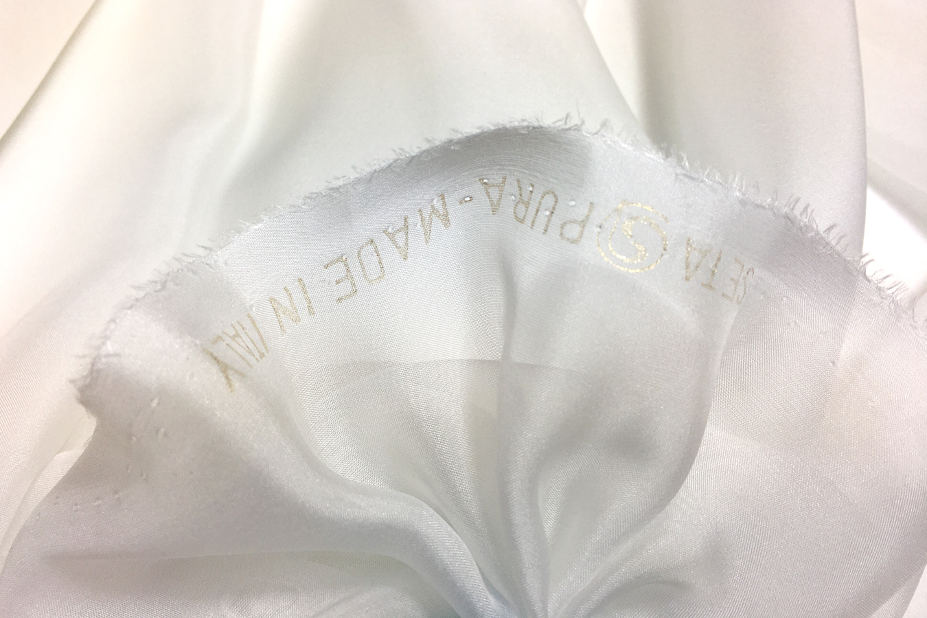 Seidenchiffon - ecru