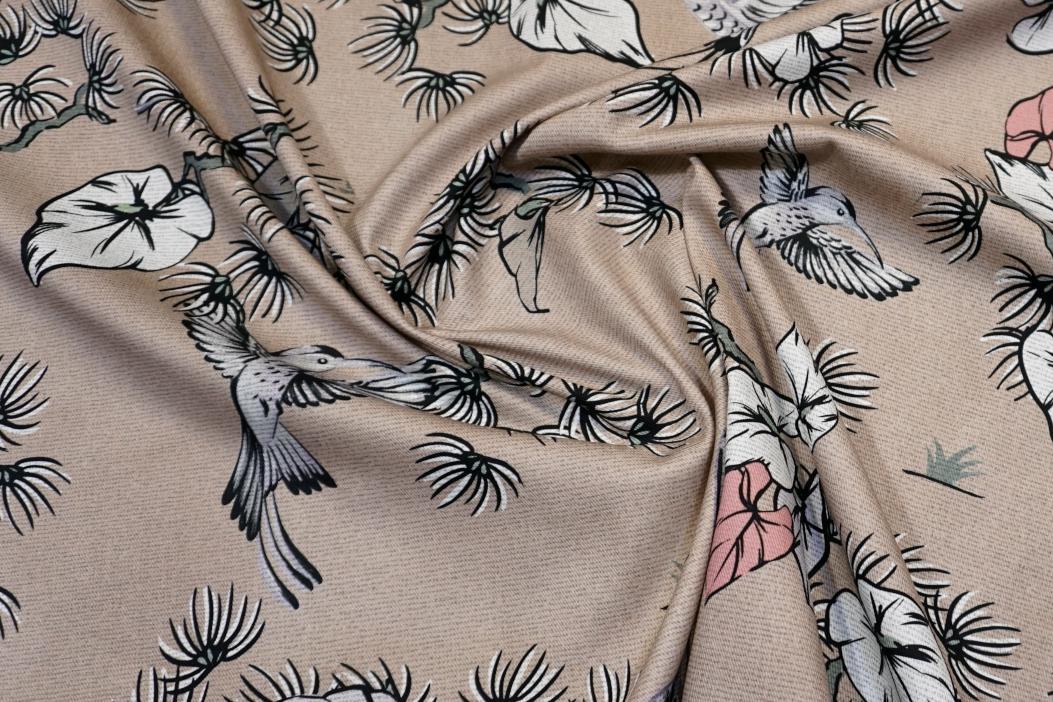 Baumwollstretch - Kolibris