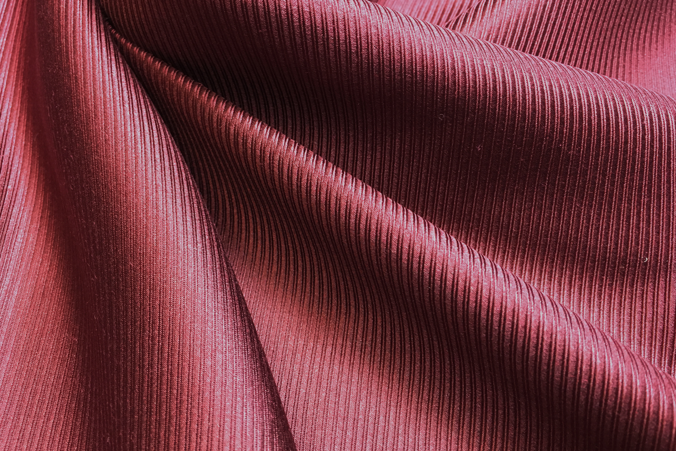 Seide - Twill, bordeaux