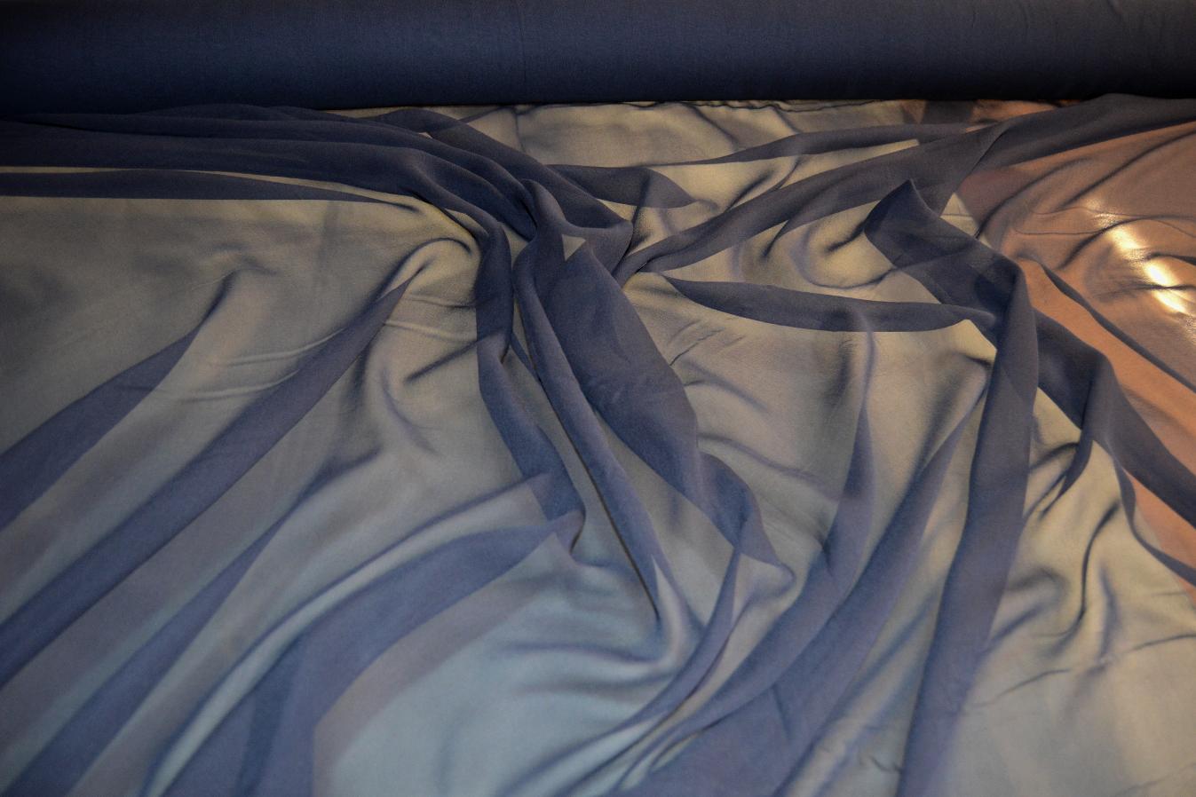 Chiffon - graublau