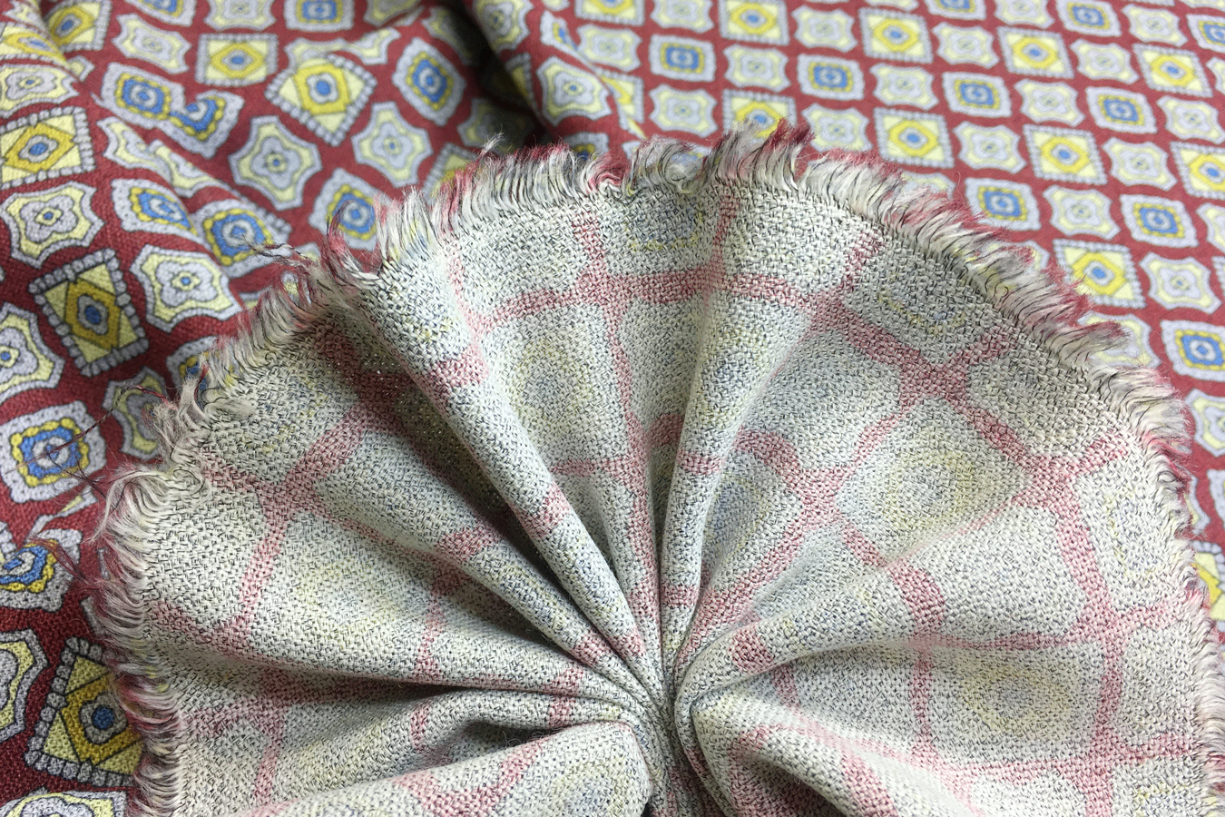 Schurwolle - Krawattenmuster