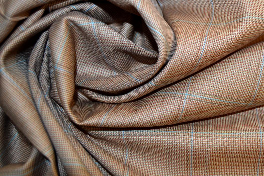 Kaschmir mit Gitterkaro