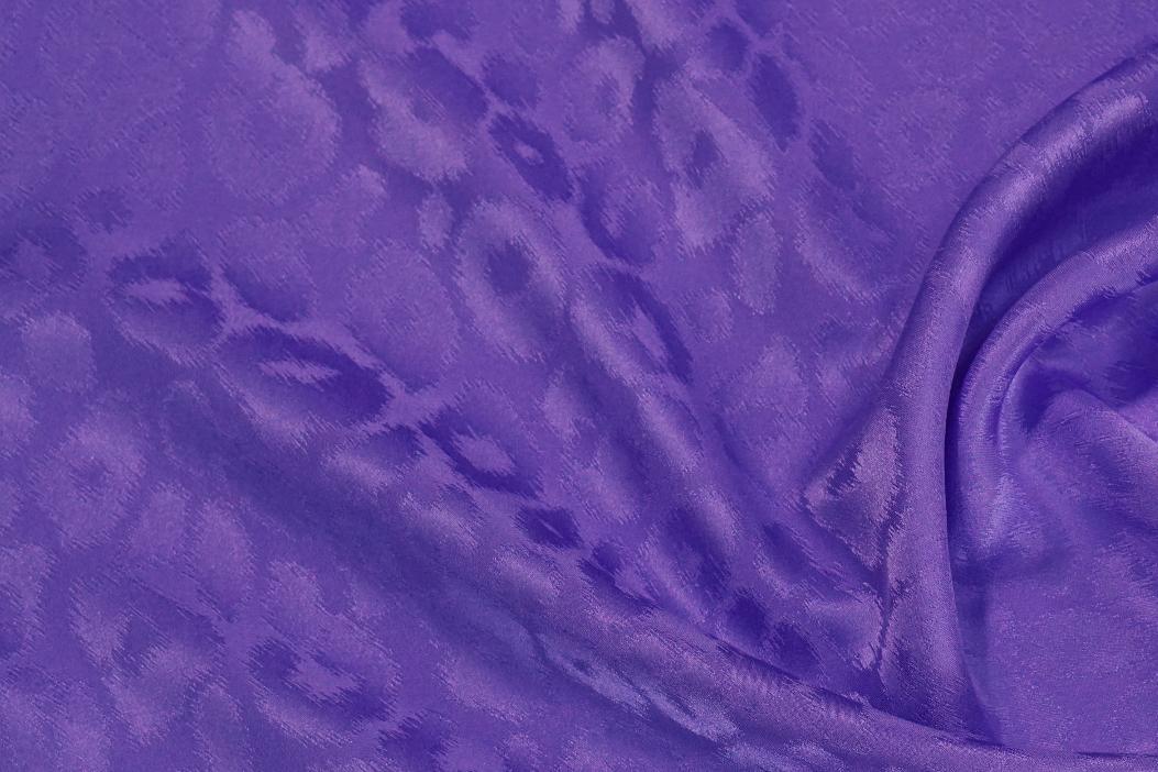 Jacquardseide - lila