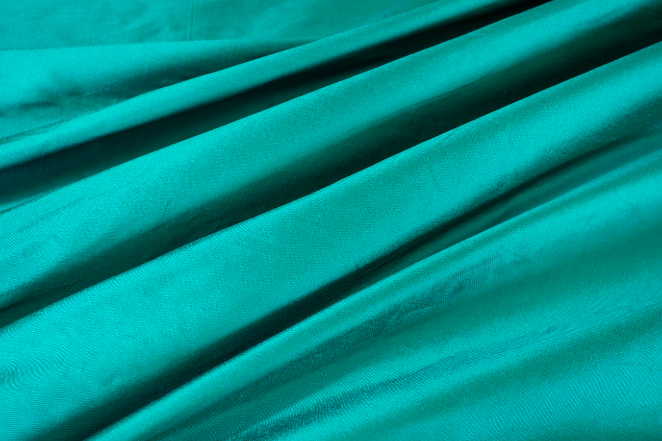 Dupionseide - petrol