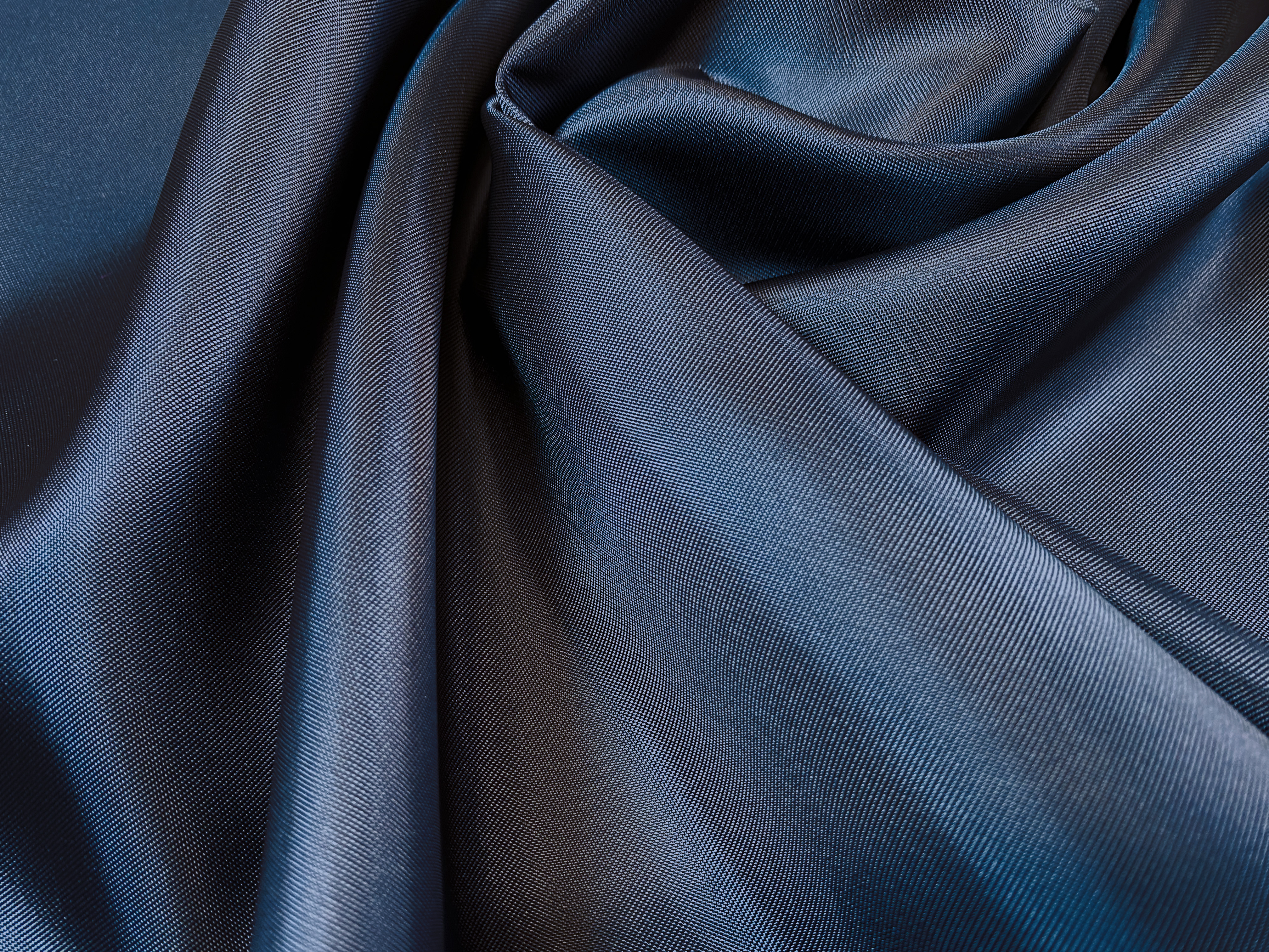 Sergefutter dunkelblau