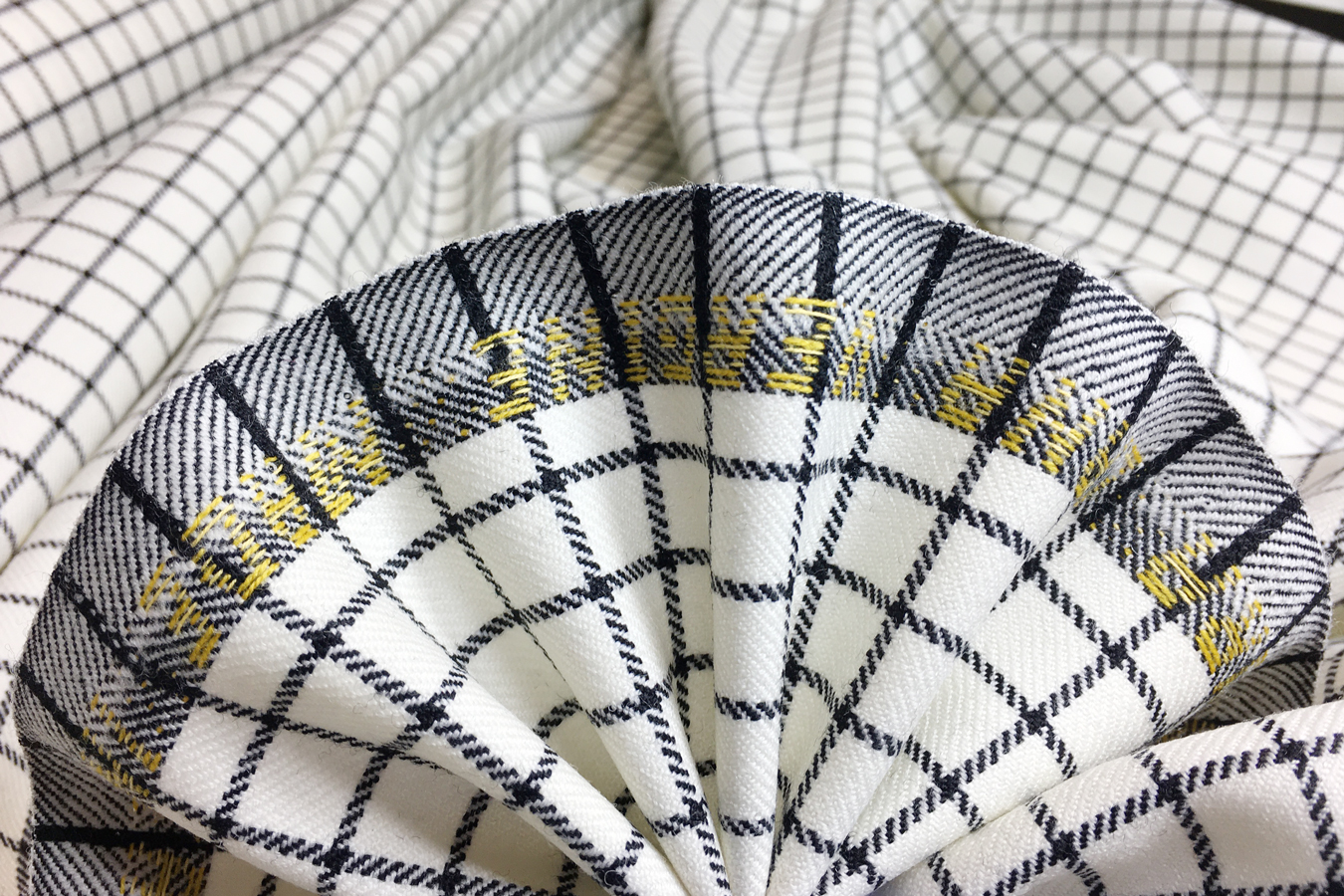 Gitterkaro - schwarz/weiß