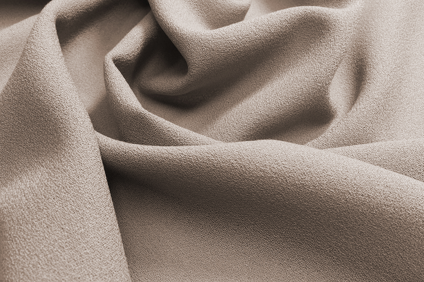 Crêpe Georgette - taupe