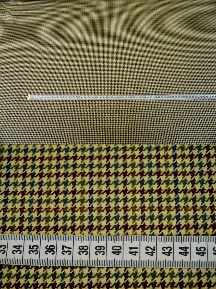 Schurwolle - gewebtes Hahnentrittmuster