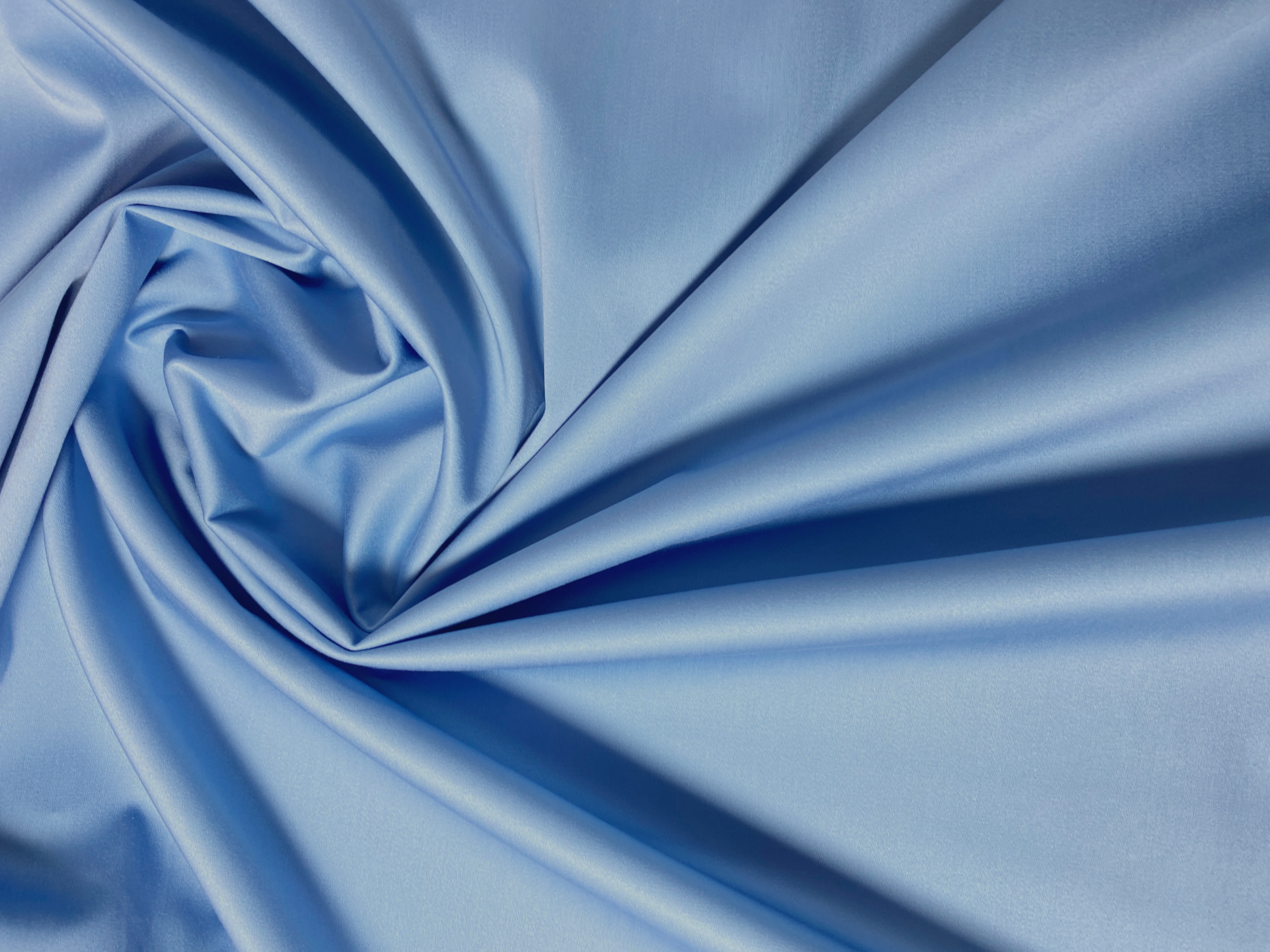 Baumwollsatin hellblau