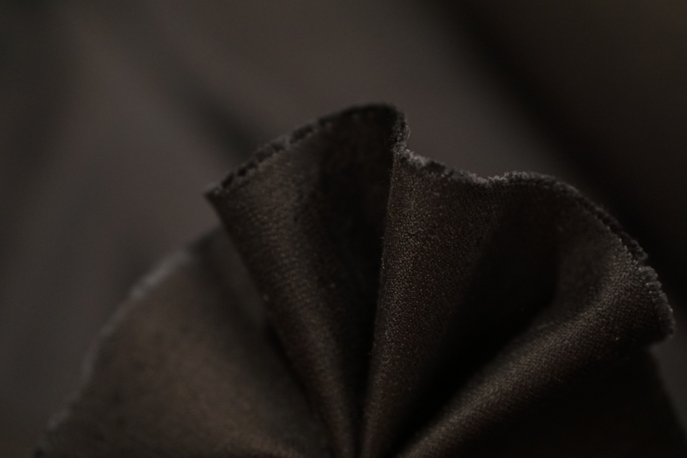 Ottomangewebe  - blauschwarz