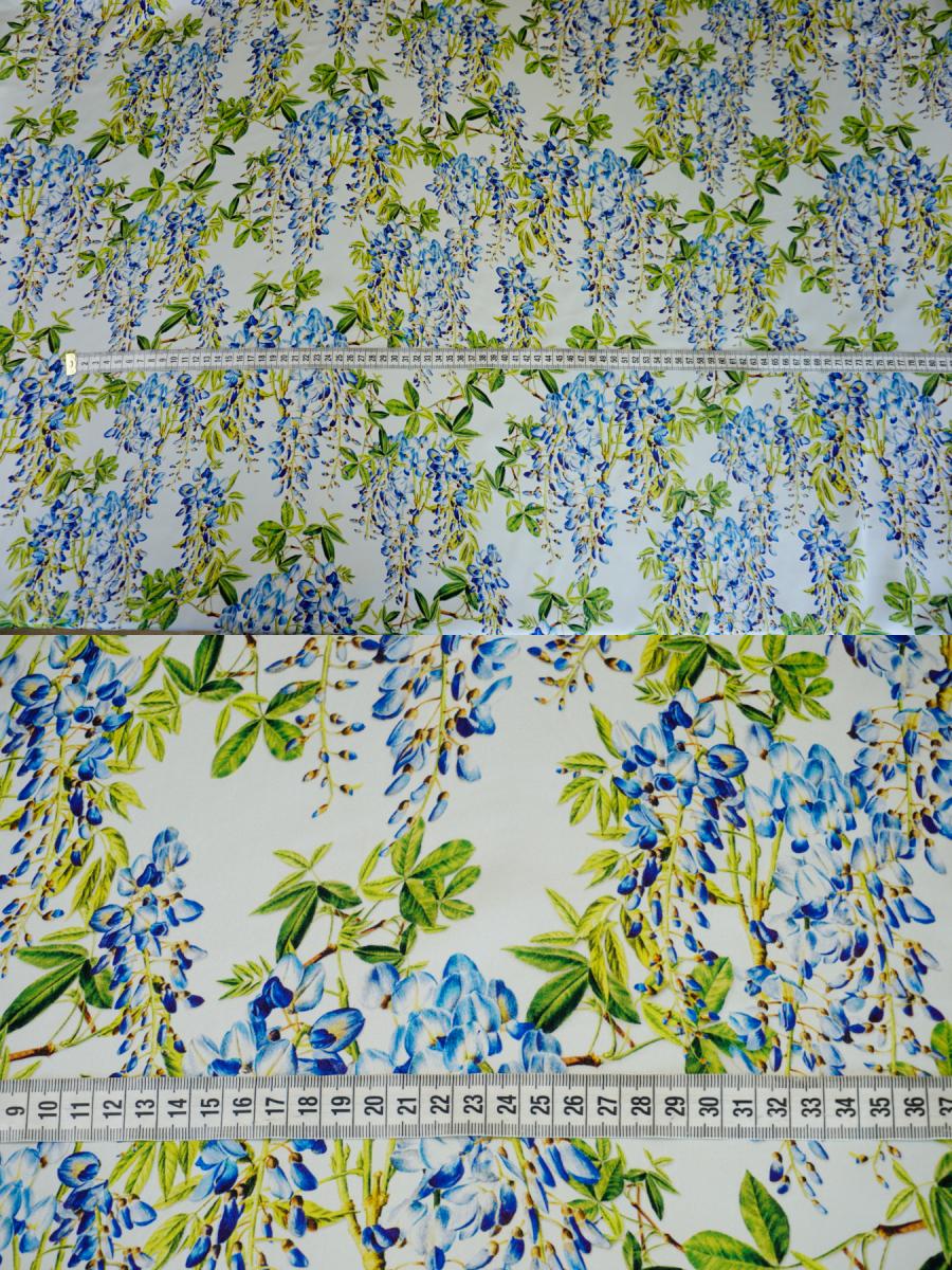 Seidensatin - Blauregen