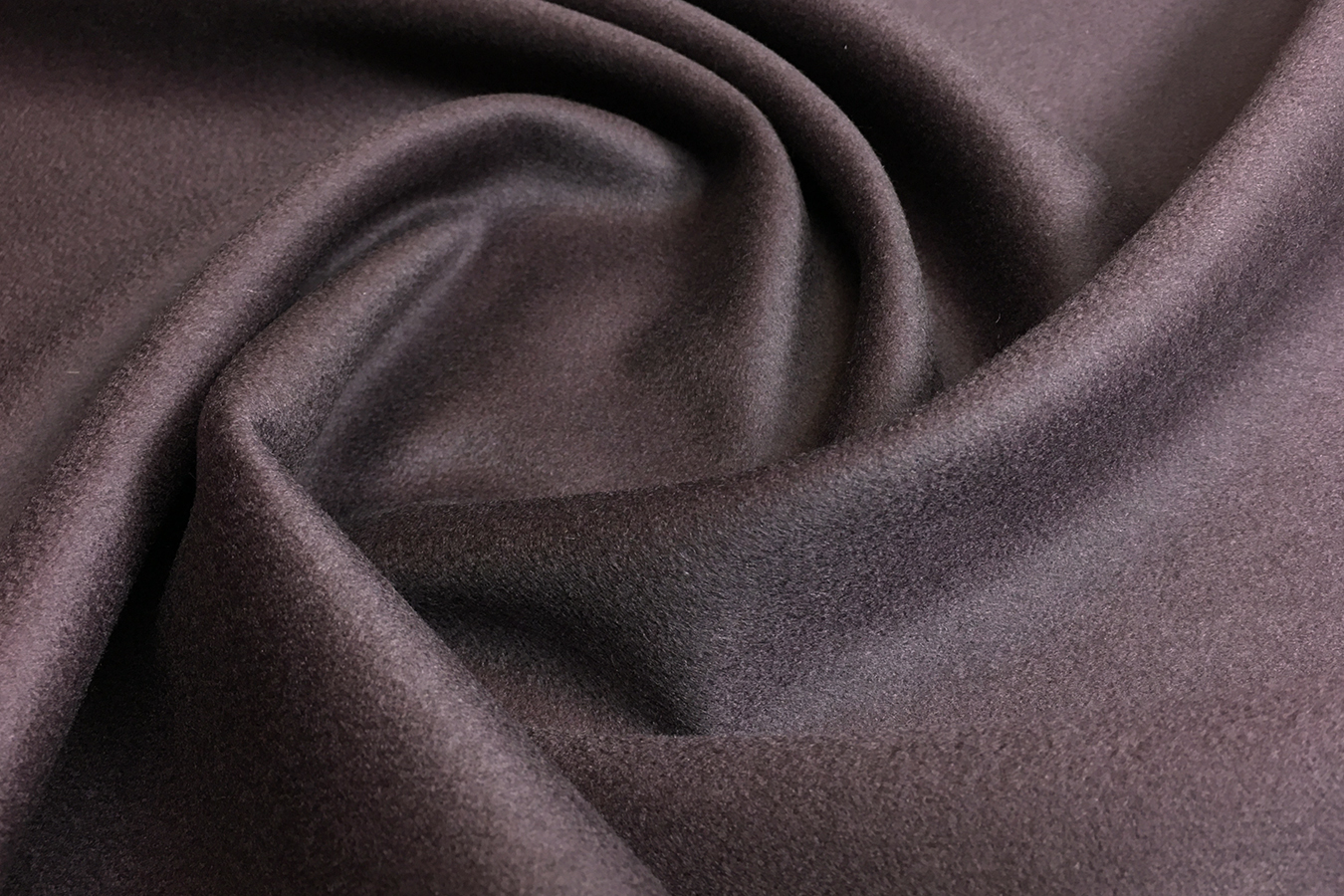 Kaschmirvelour - aubergine