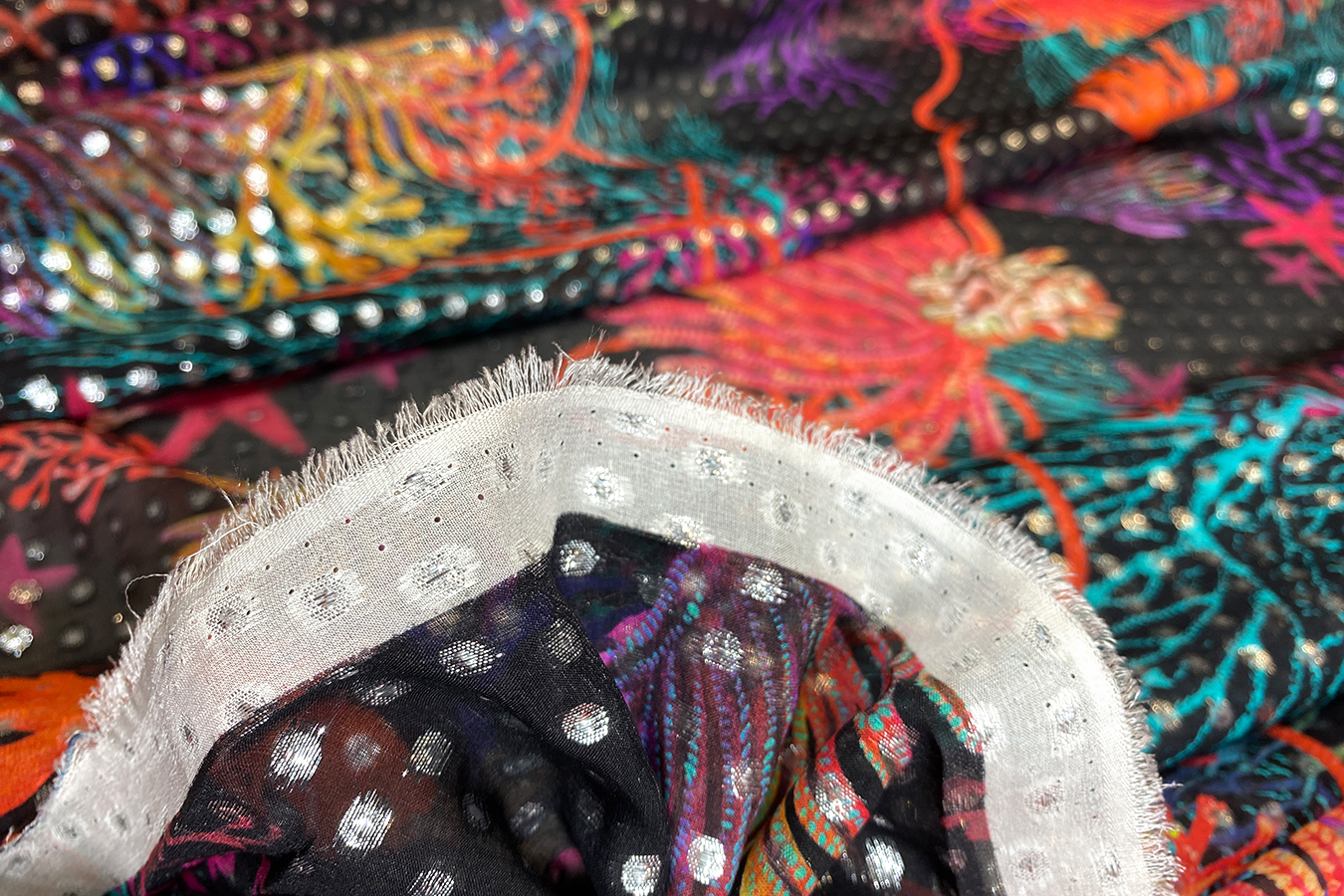 Seide - Unterwasserdruck