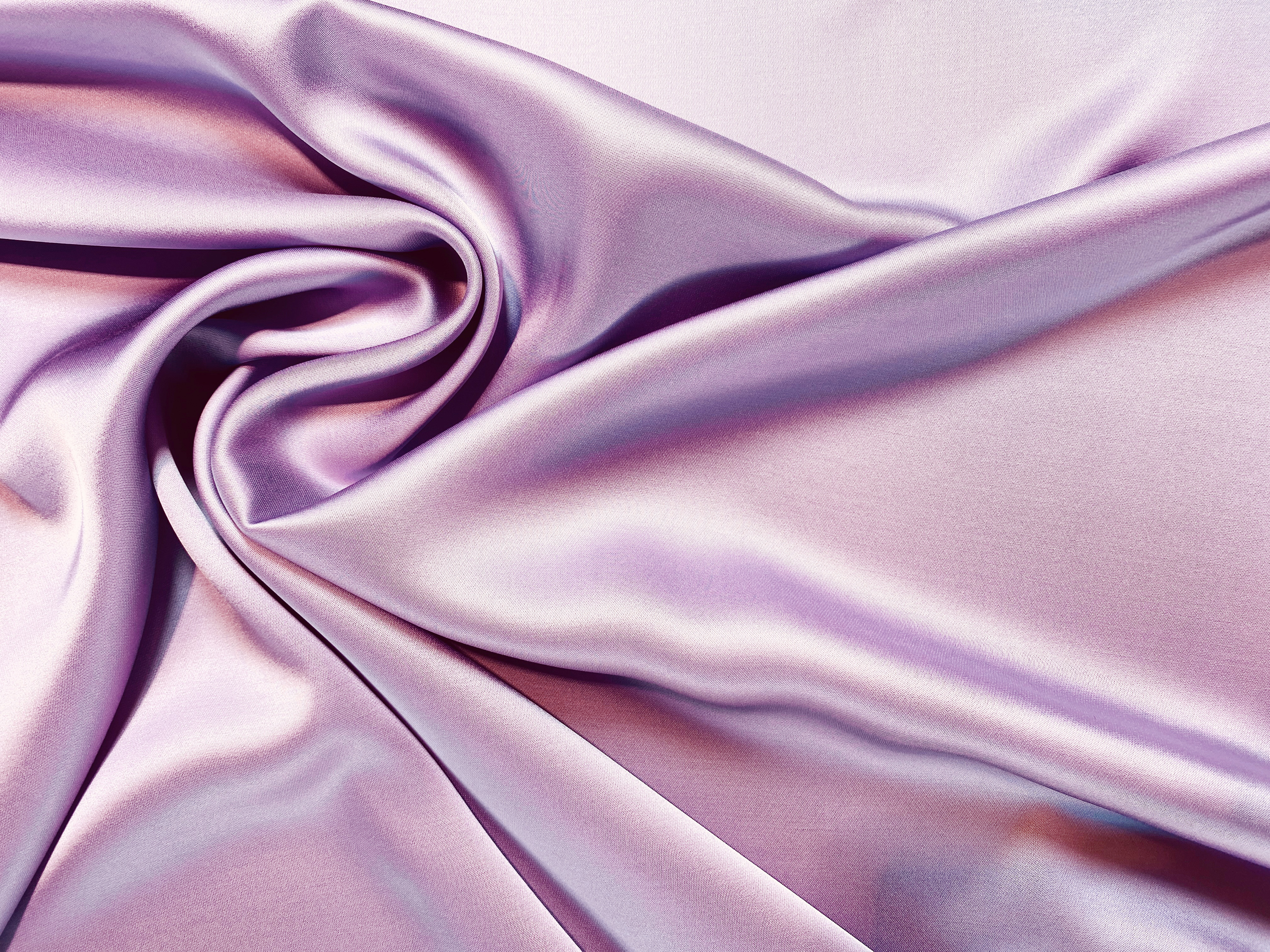 Viskose Satin fliederlila
