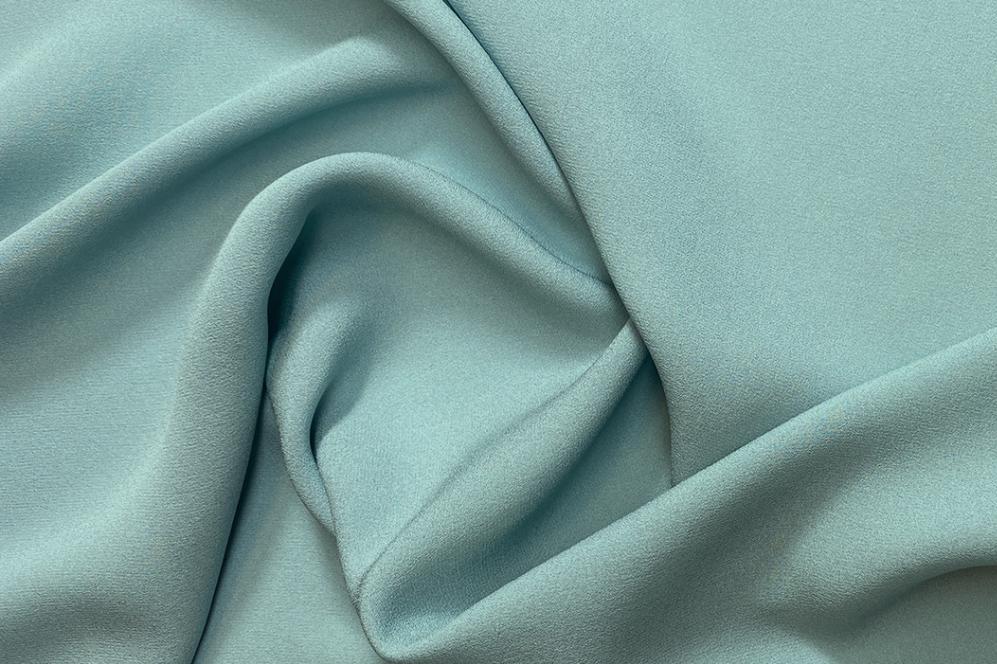 Seidencrêpe - hellblau