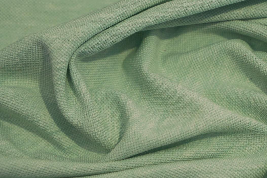 Pikee-Jersey - hellgrün