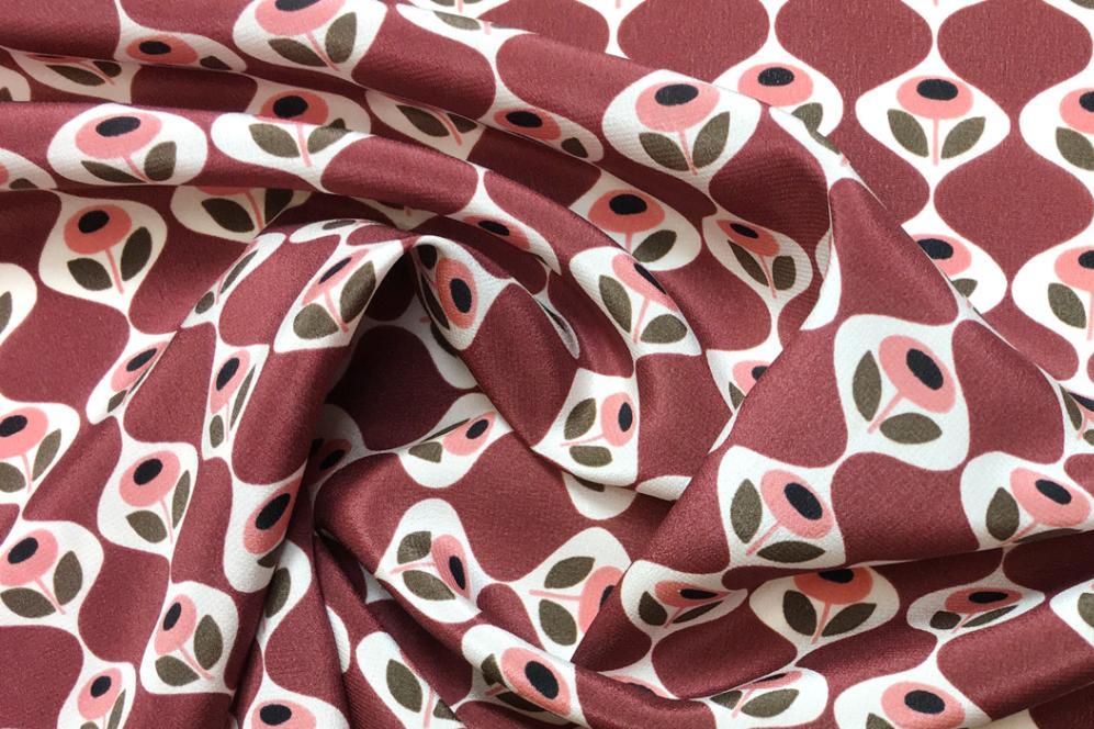 Crêpe de Chine - 70er Druck