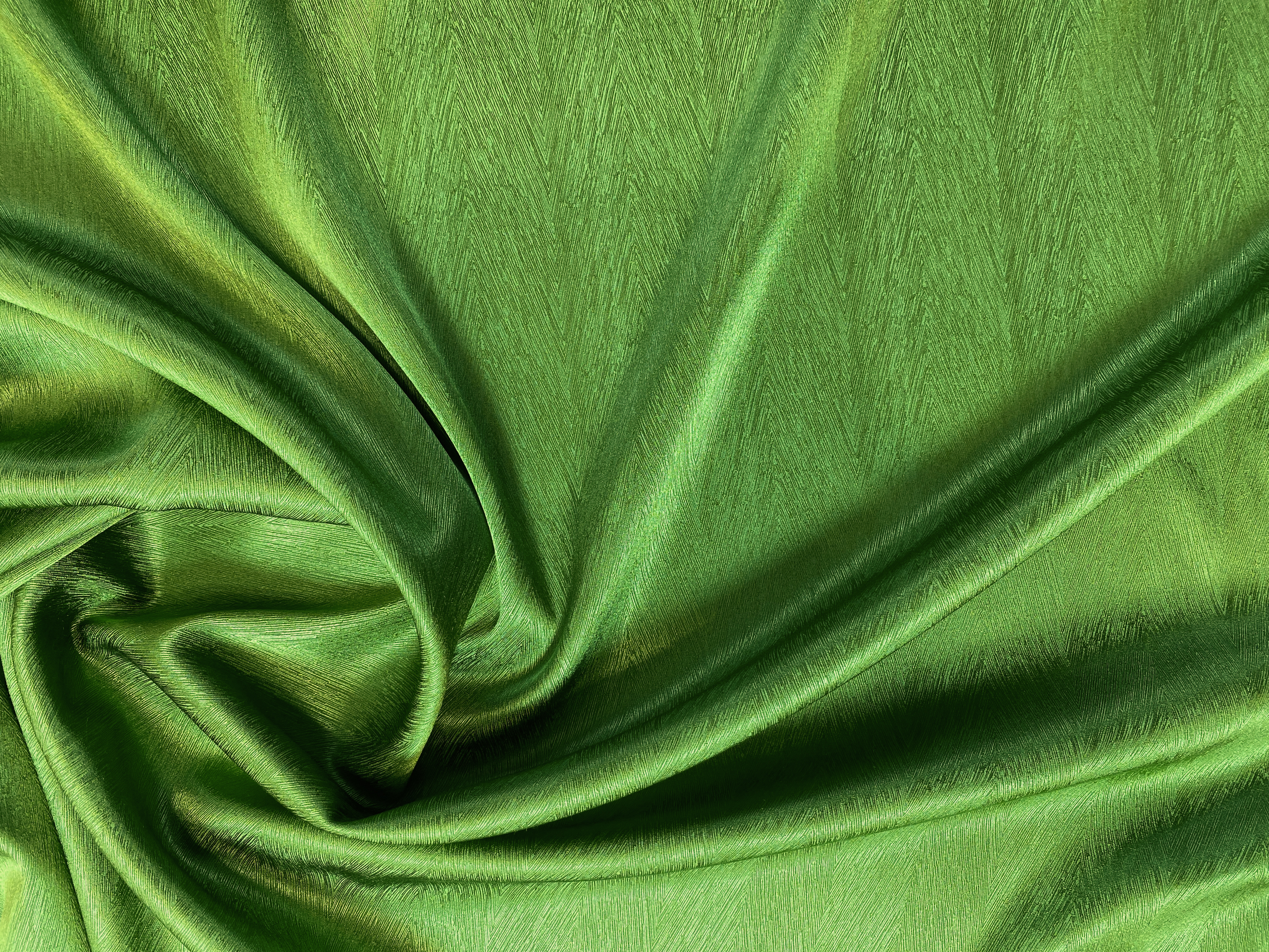 Seidenjacquard grün