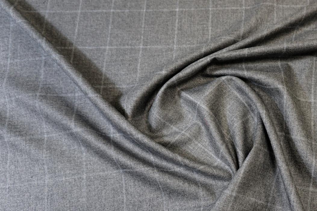 Kaschmir mit Seide - silbergrau