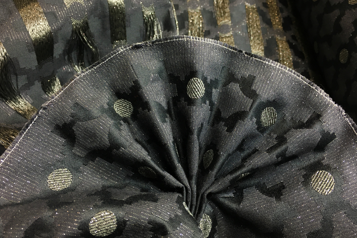 Baumwollmix - Brokat