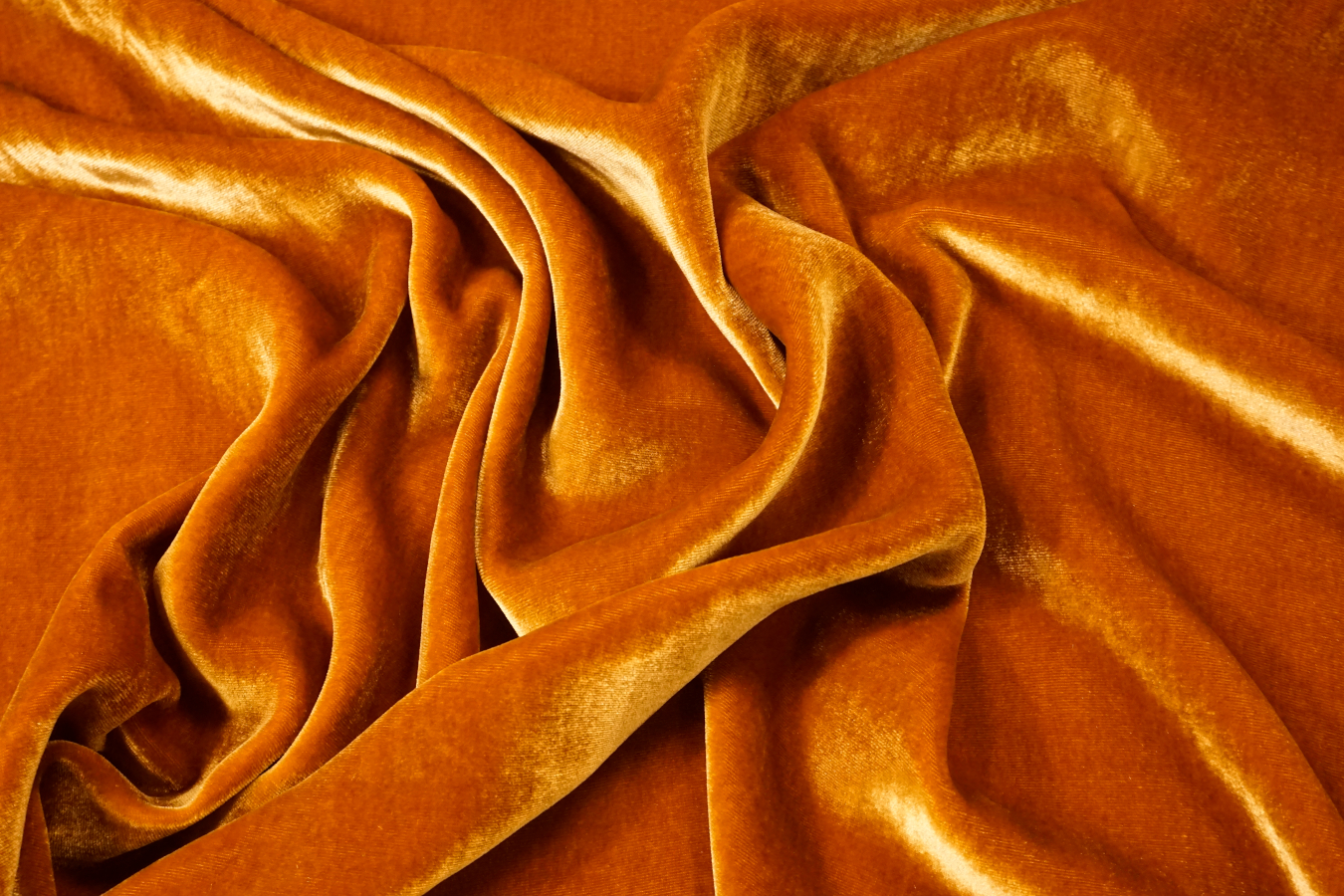 Seidensamt - karamell
