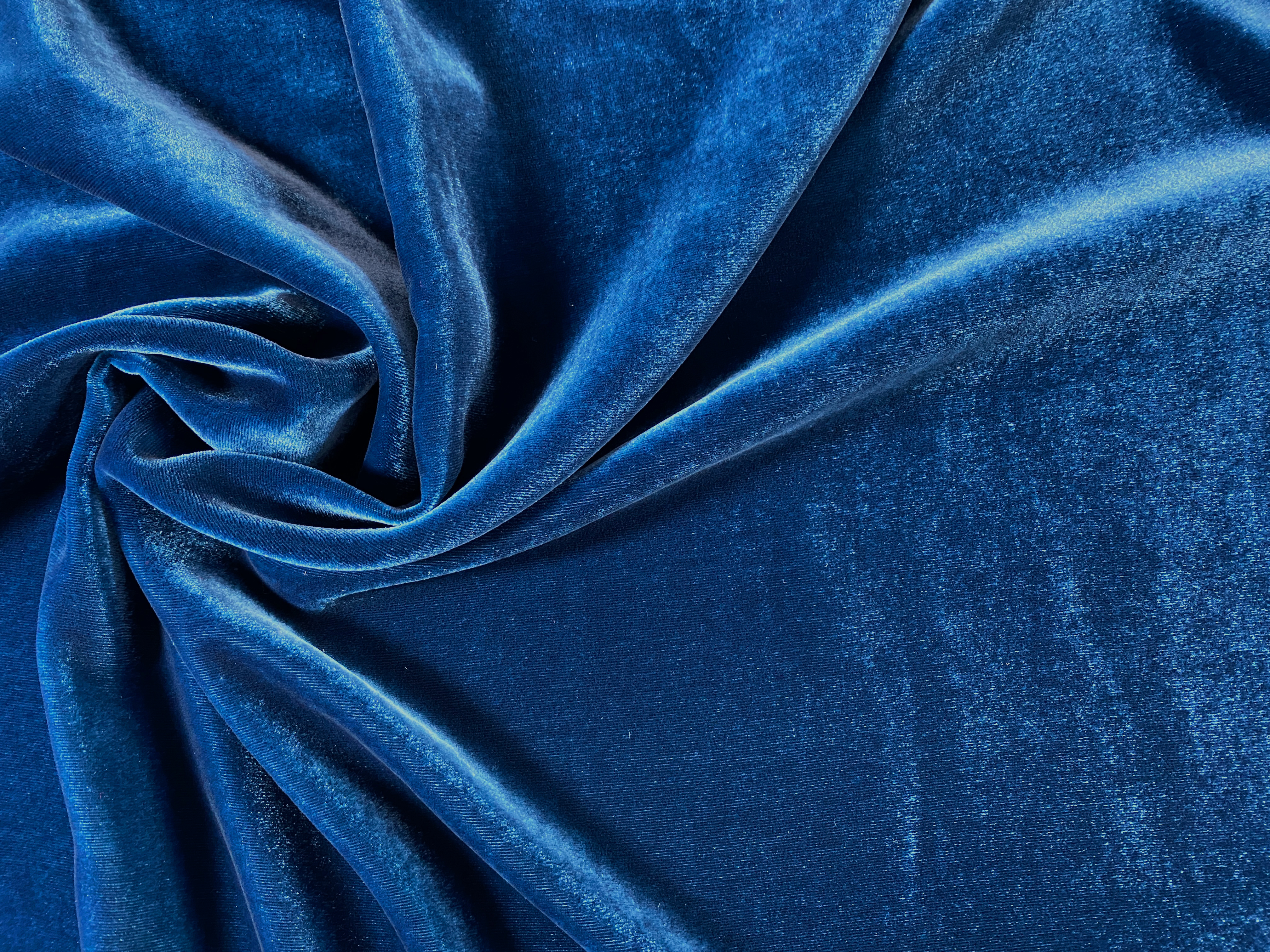 Seidensamt weiches blau