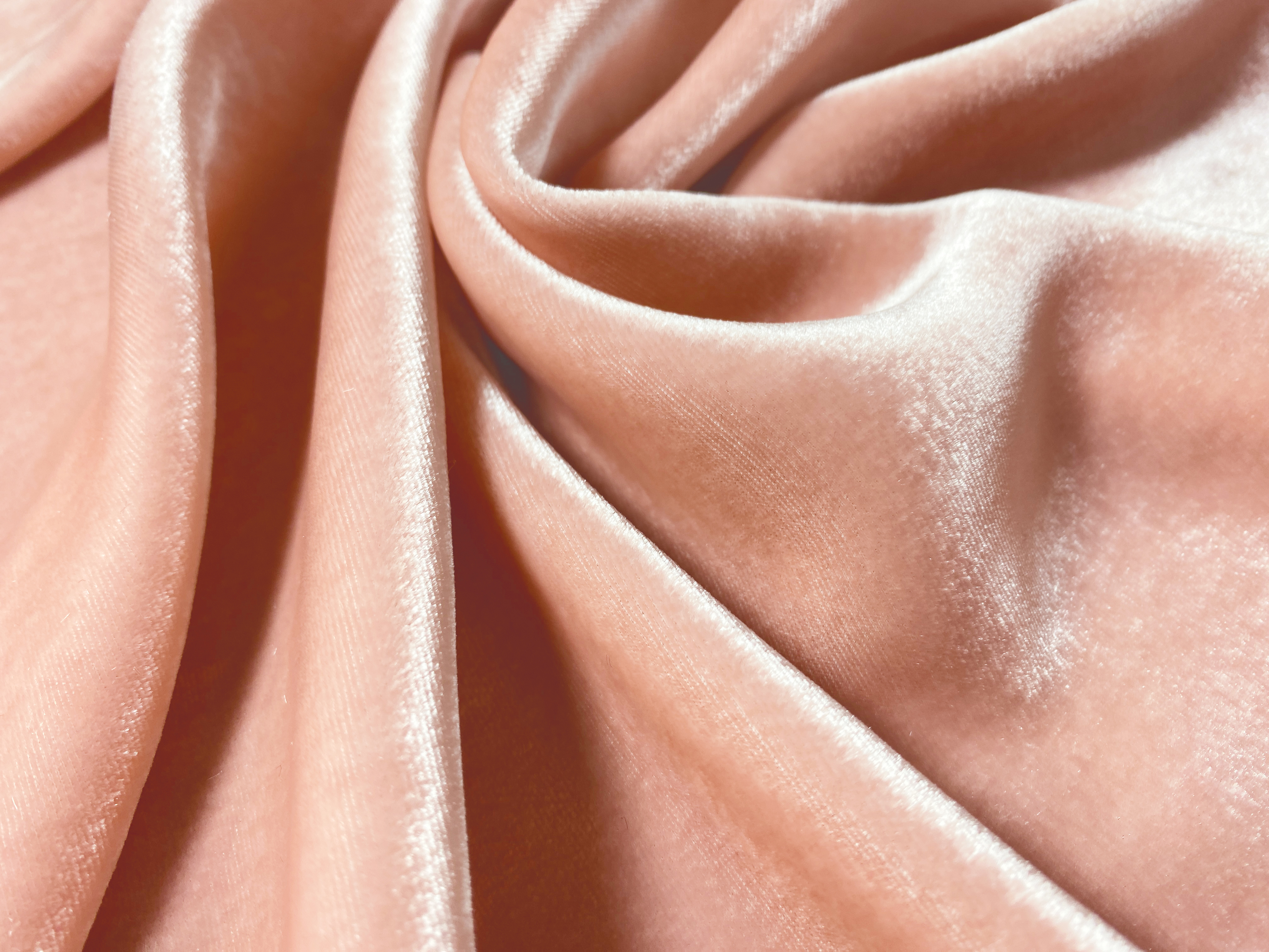 Seidensamt zart rose