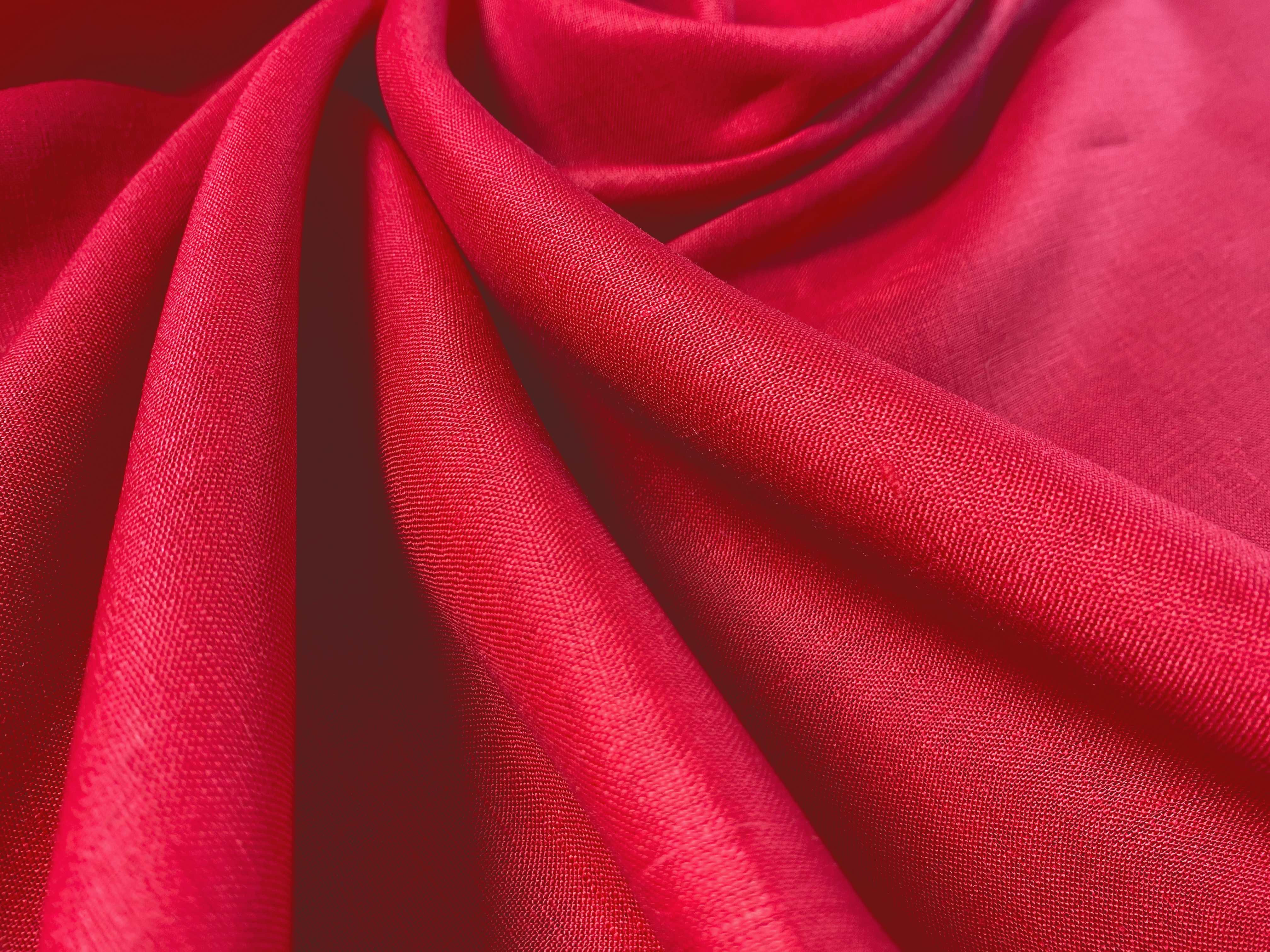 Leinen rot