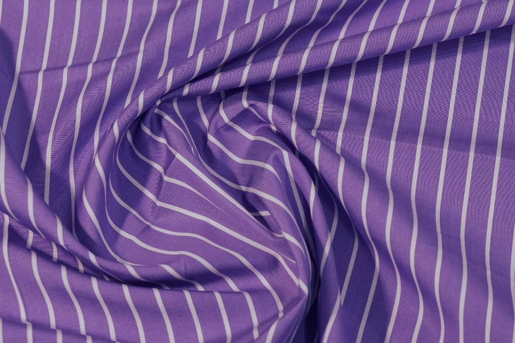 Baumwolle - violett/weiß