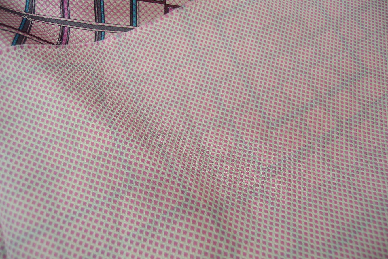 Seiden - Jacquard bedruckt