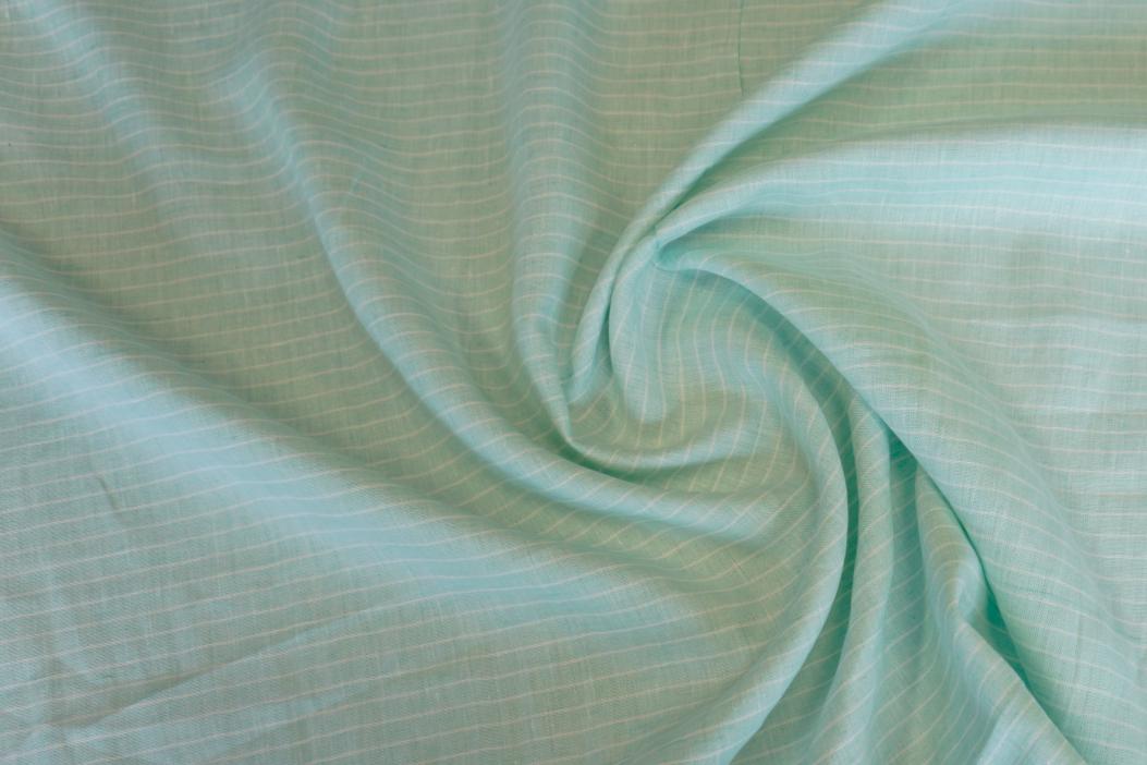 Leinen - mint gestreift
